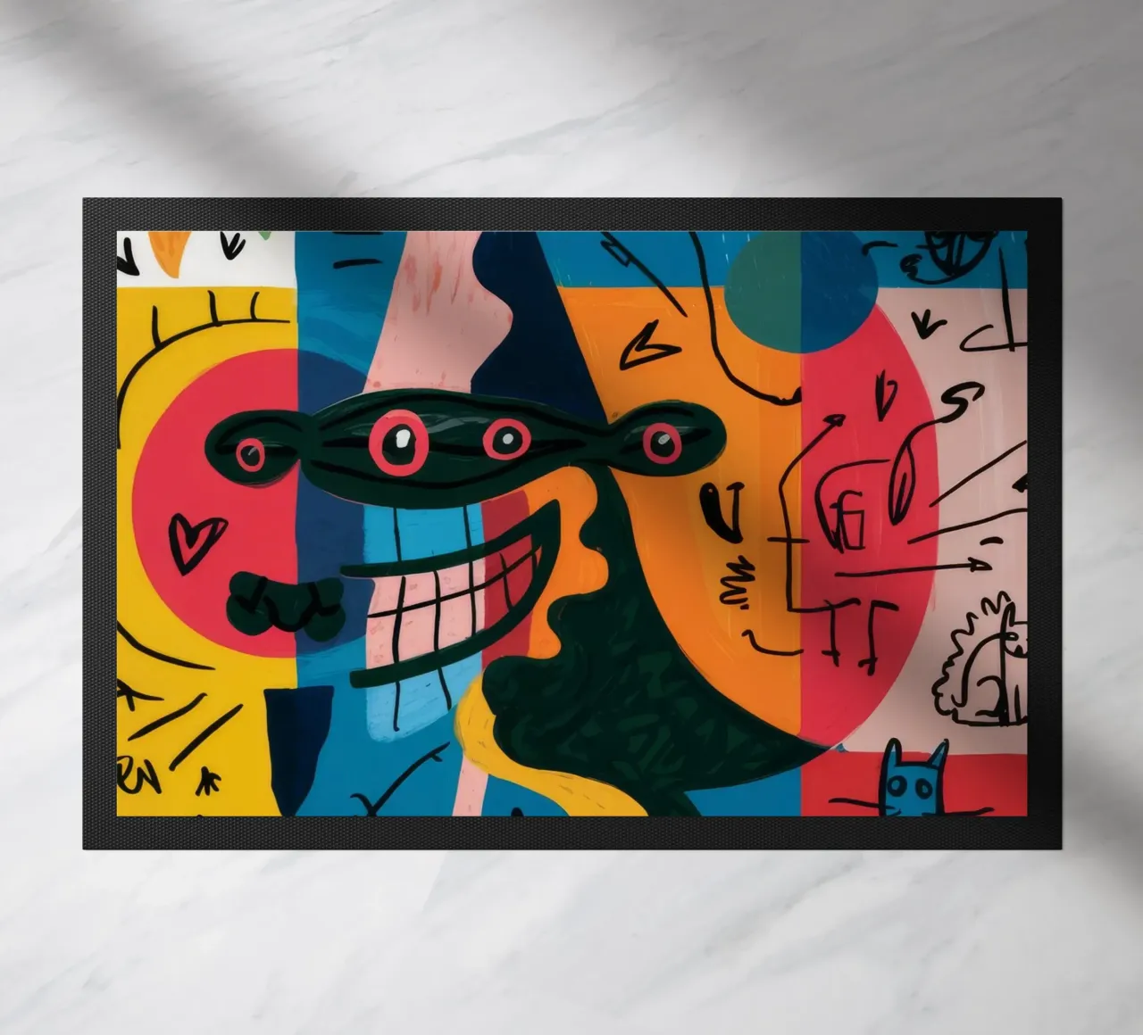 Volti surreali zerbino da Monarco Virtuoso