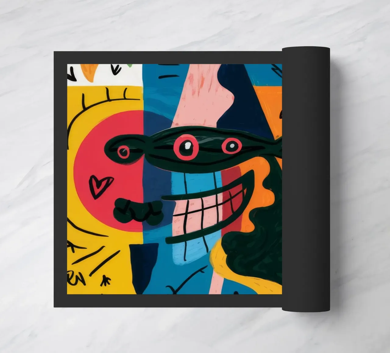 Volti surreali zerbino da Monarco Virtuoso