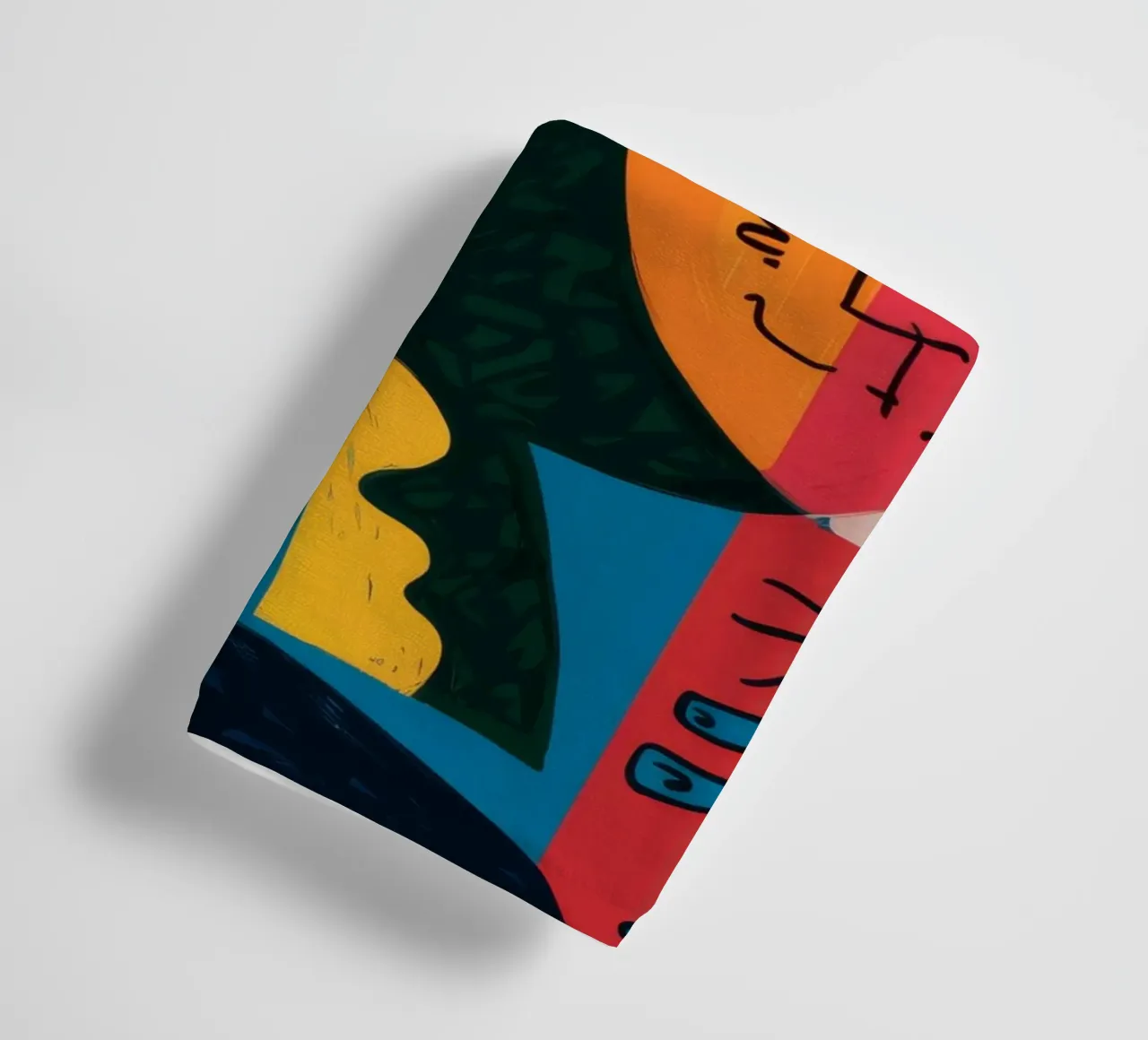 Surreal Faces towel by Monarco Virtuoso