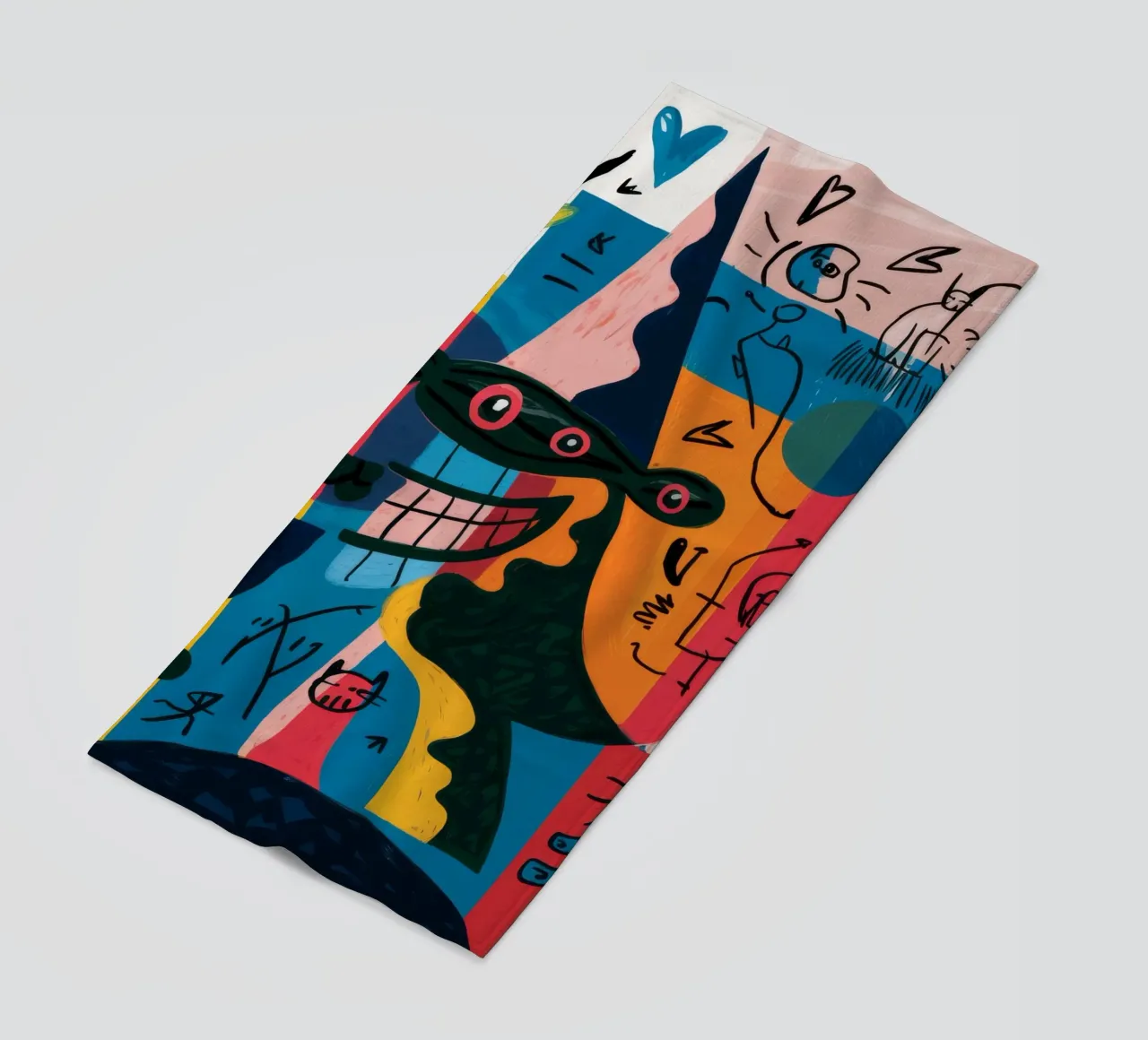 Volti surreali telo mare da Monarco Virtuoso