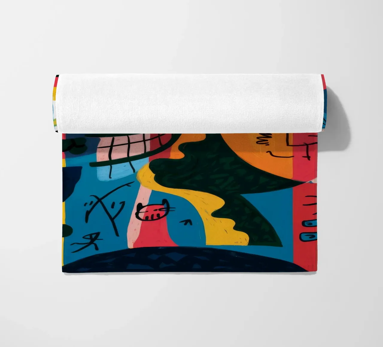 Volti surreali telo mare da Monarco Virtuoso