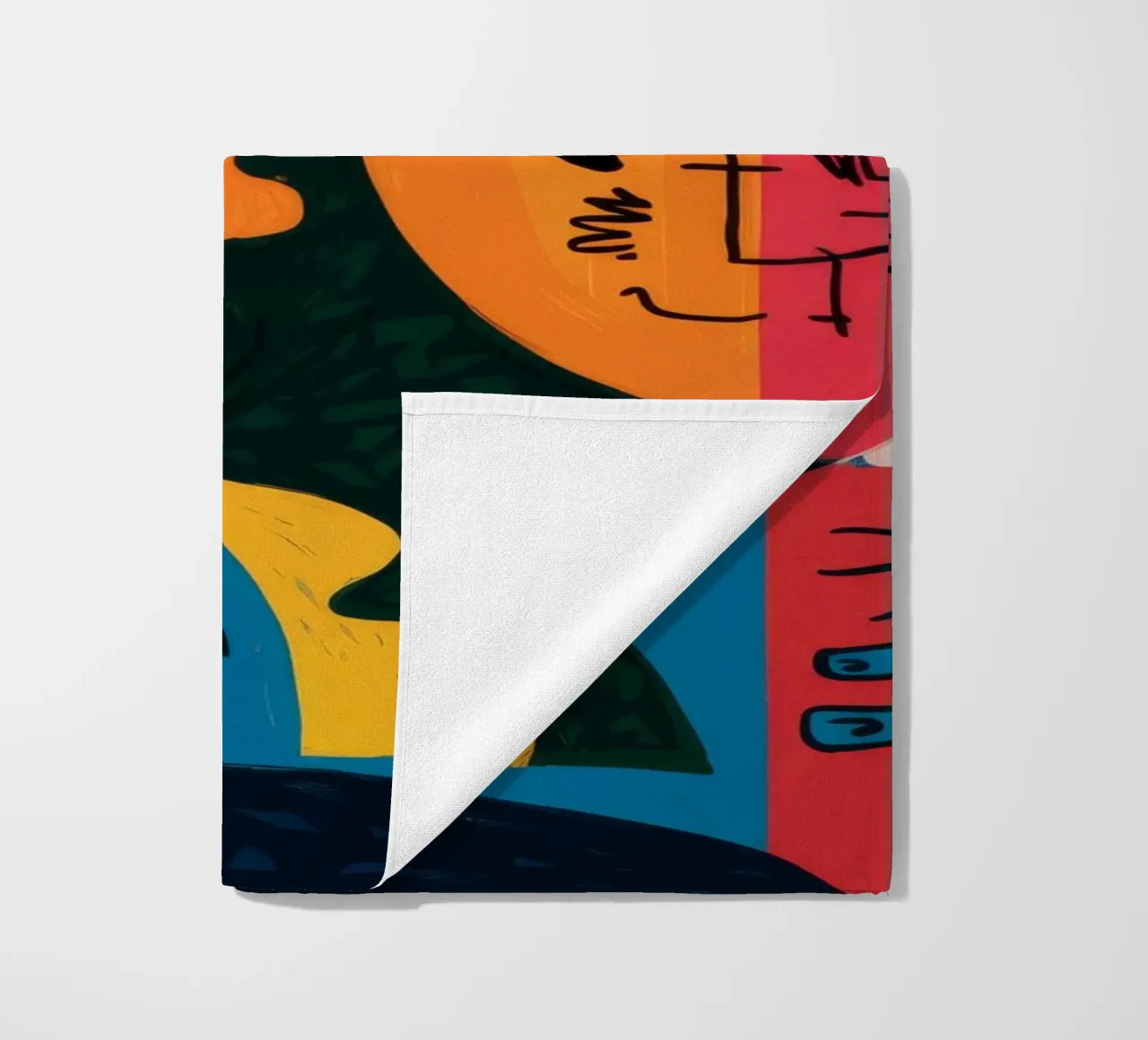 Volti surreali telo mare da Monarco Virtuoso