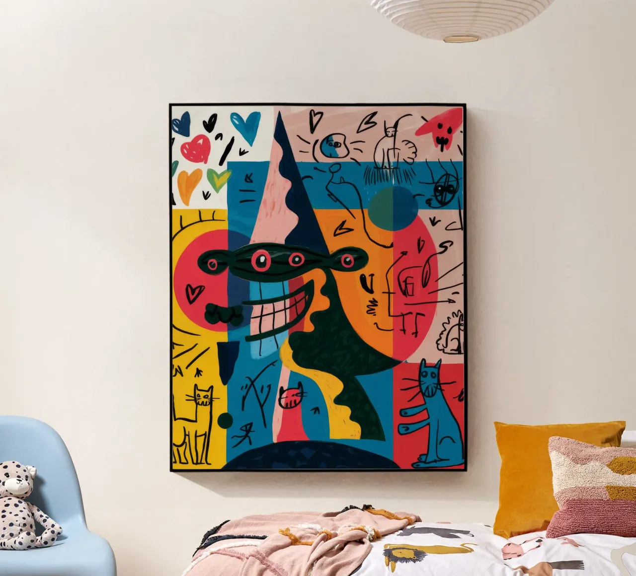 Volti surreali plexiglass da Monarco Virtuoso