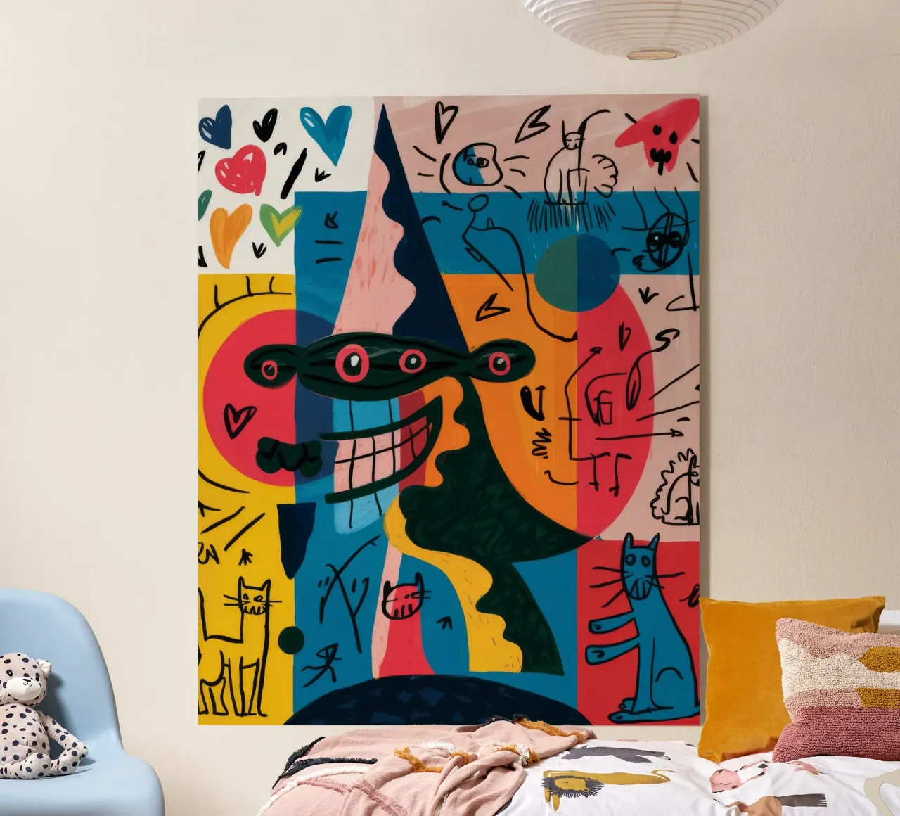 Volti surreali plexiglass da Monarco Virtuoso