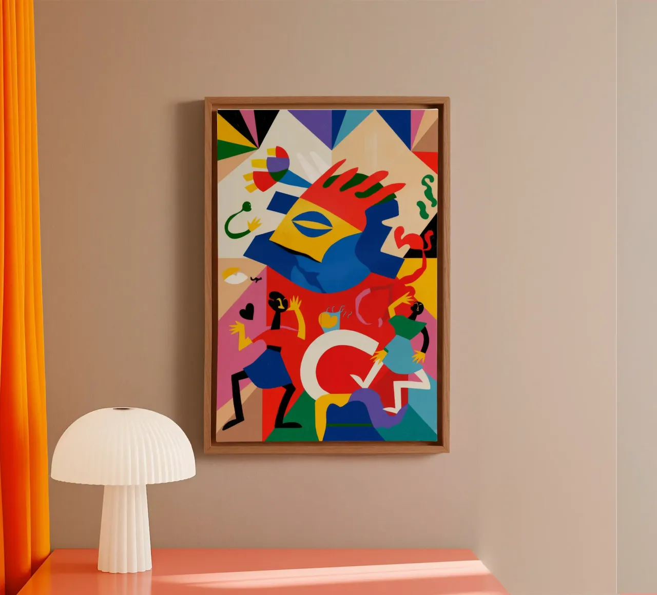 Abstrakte Bewegung Leinwand von Monarco Virtuoso