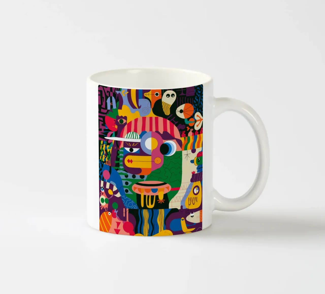 Caos colorato tazza in ceramica da Monarco Virtuoso