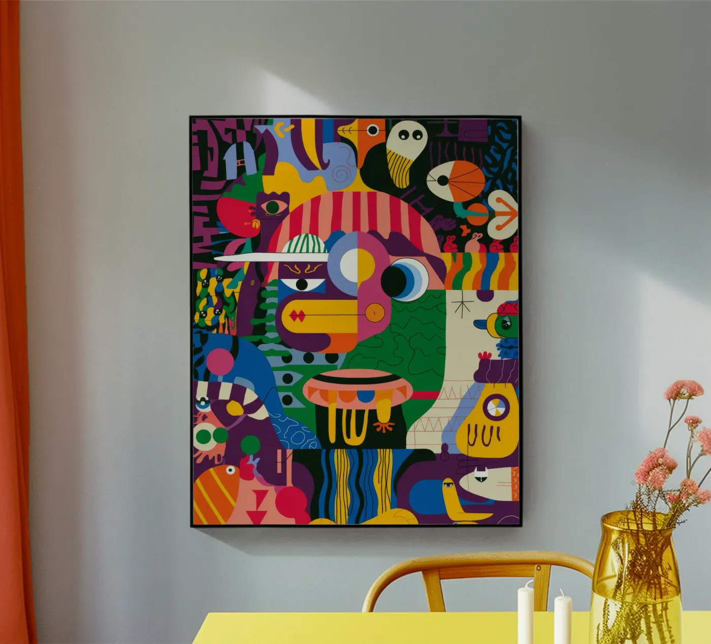 Caos colorato plexiglass da Monarco Virtuoso