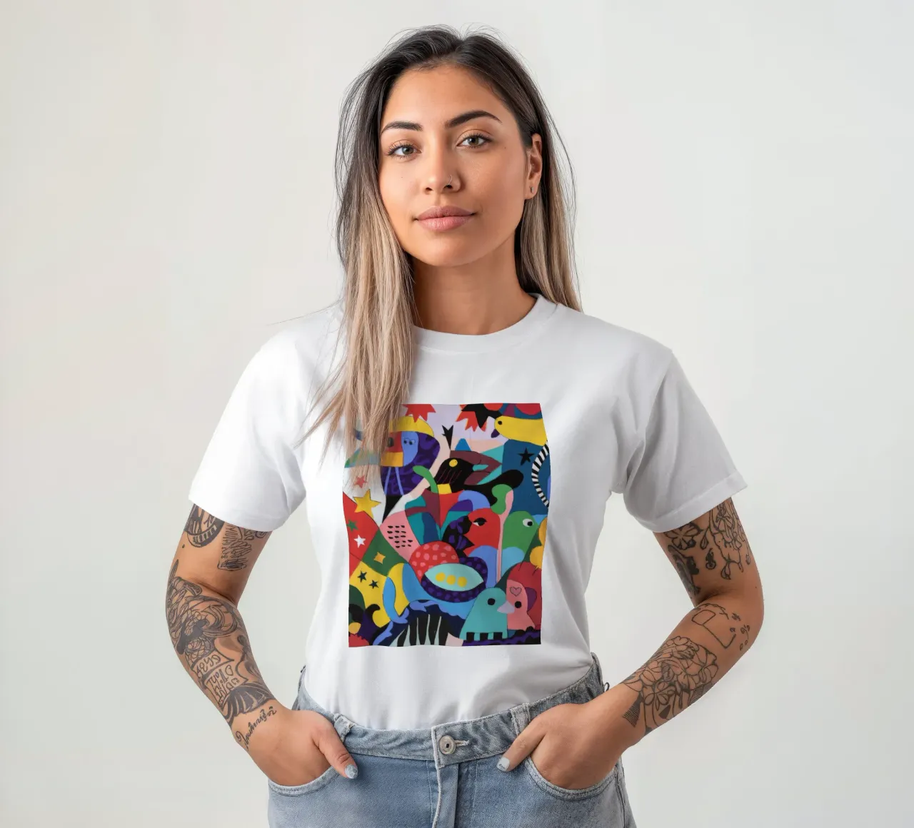 Kosmische dromen t-shirt van Monarco Virtuoso