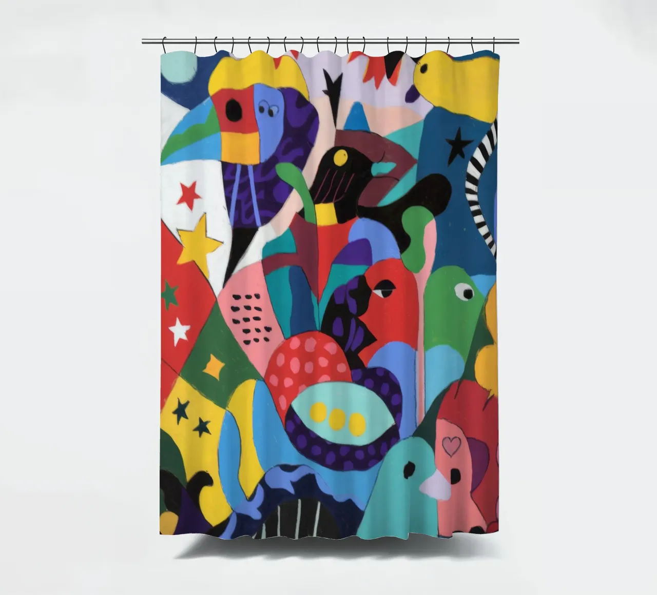 Cosmic Dreams shower curtain by Monarco Virtuoso