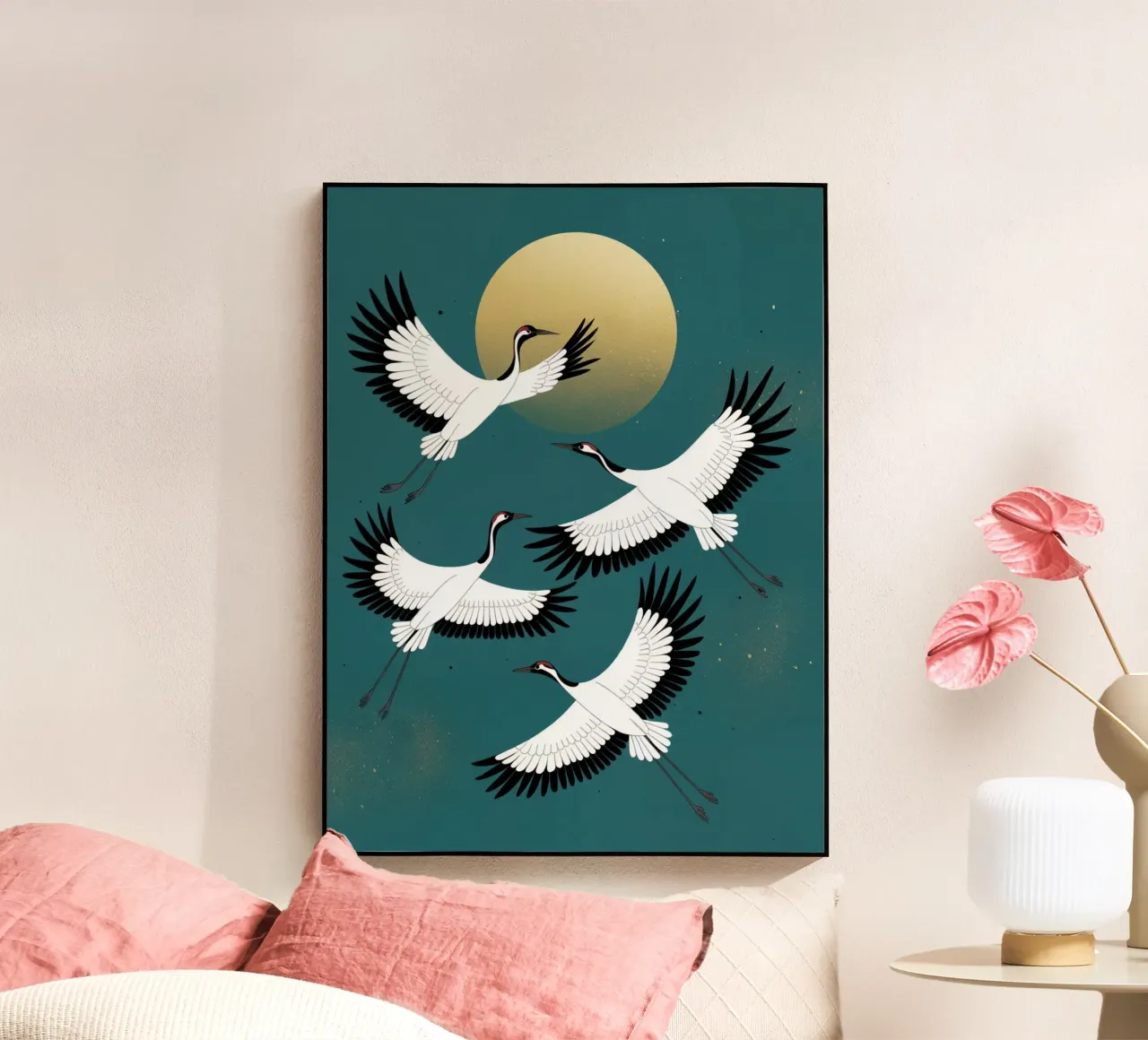 Cranes In Flight acrylic glass by logic