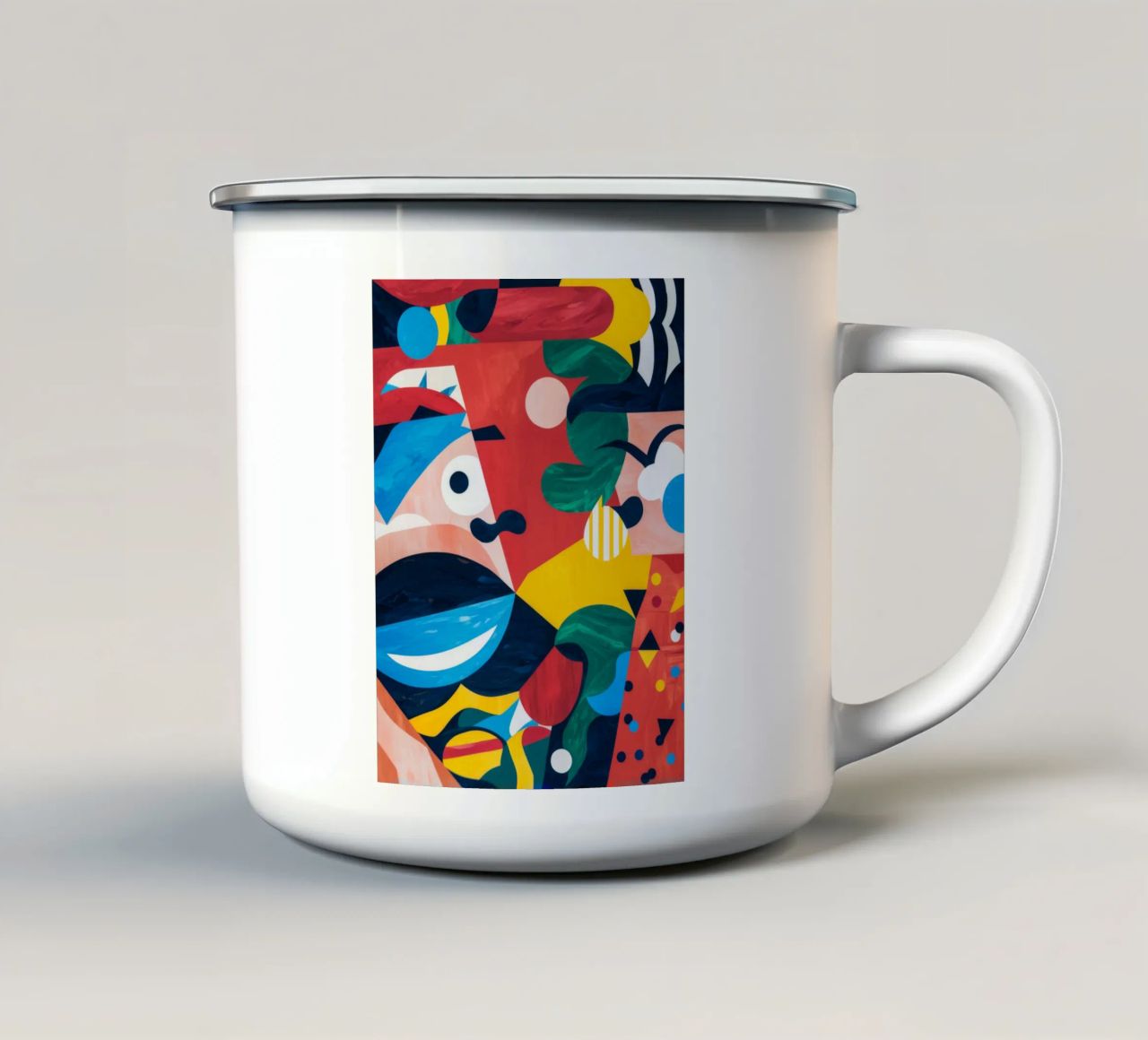 Geometric Fusion tazza in smalto da Monarco Virtuoso