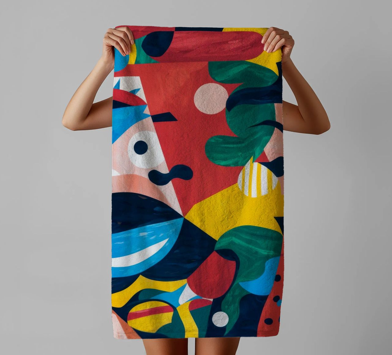 Geometric Fusion towel by Monarco Virtuoso