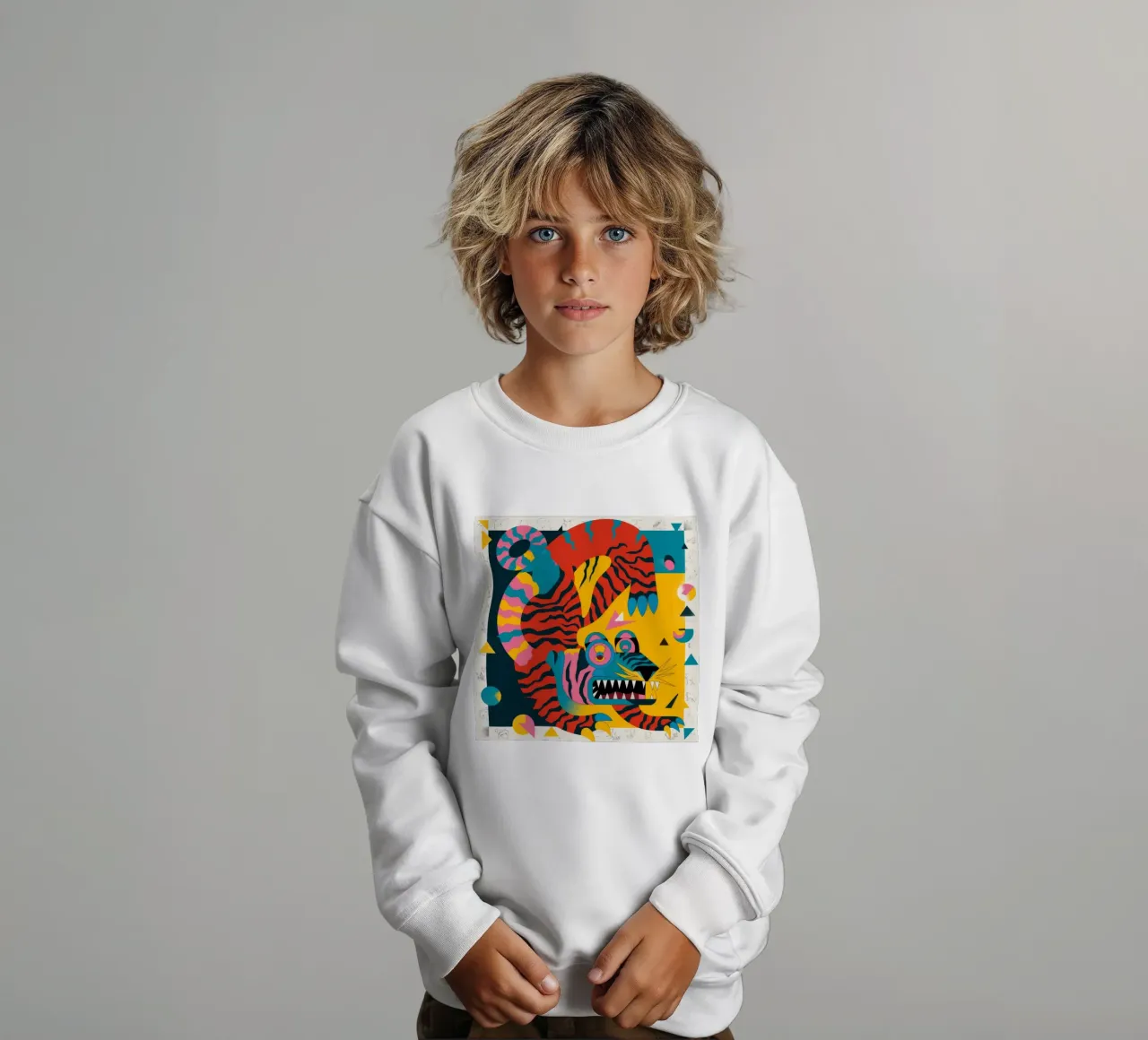 Creatura feroce felpa bambino da Monarco Virtuoso
