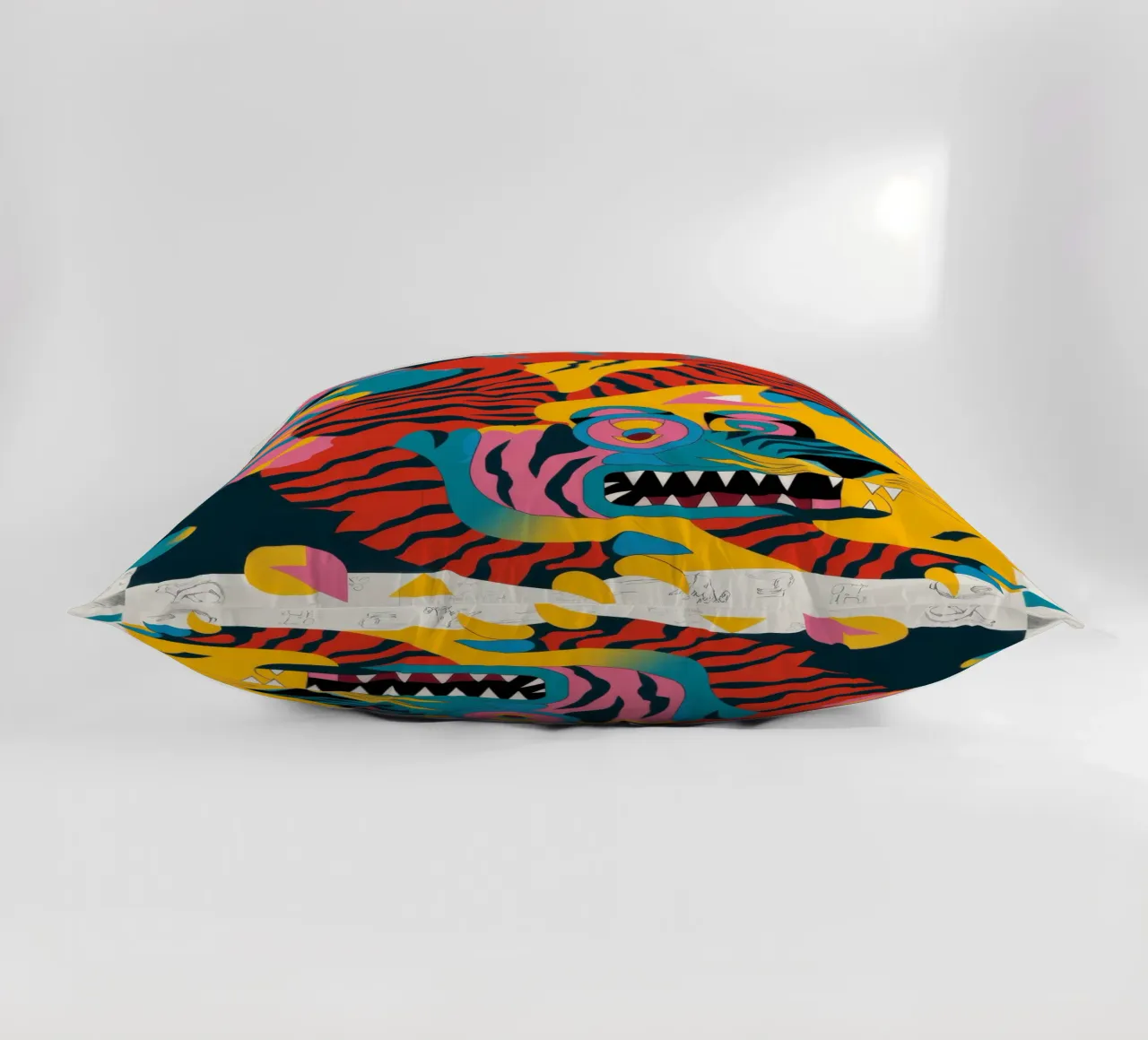 Fierce Creature decorative cushion by Monarco Virtuoso