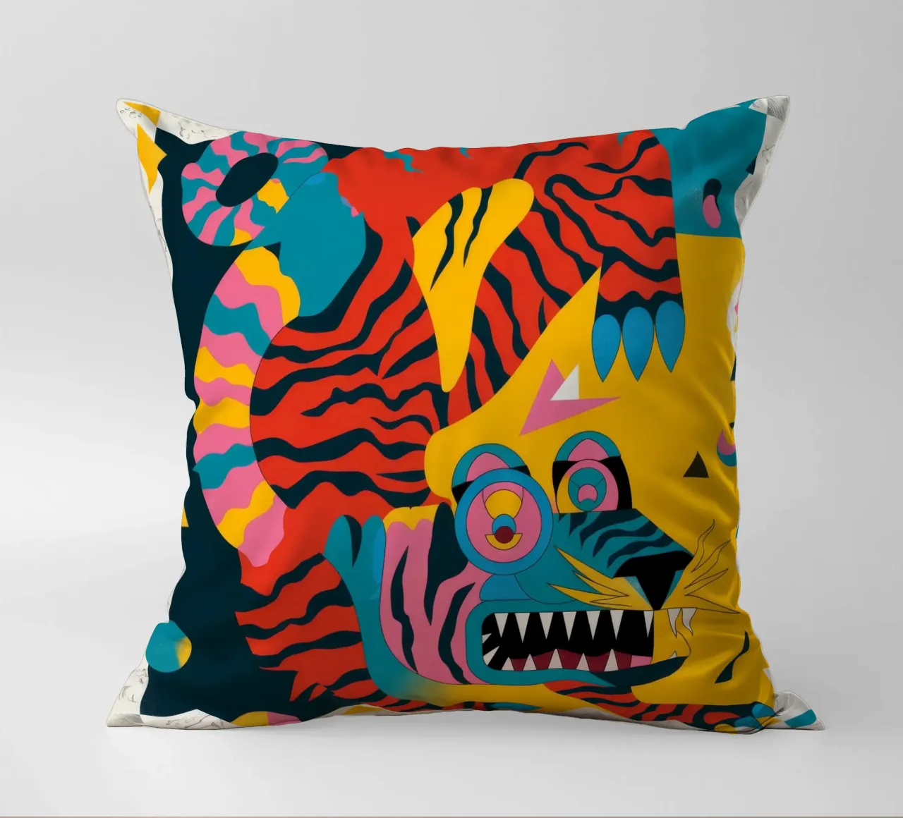 Fierce Creature decorative cushion by Monarco Virtuoso
