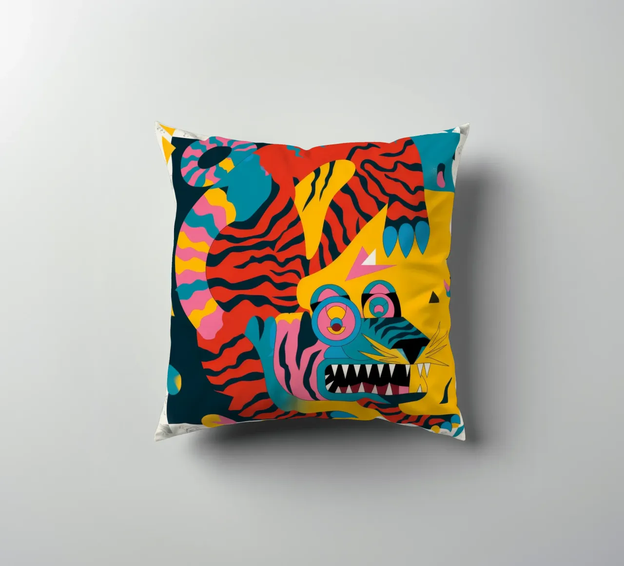 Fierce Creature decorative cushion by Monarco Virtuoso