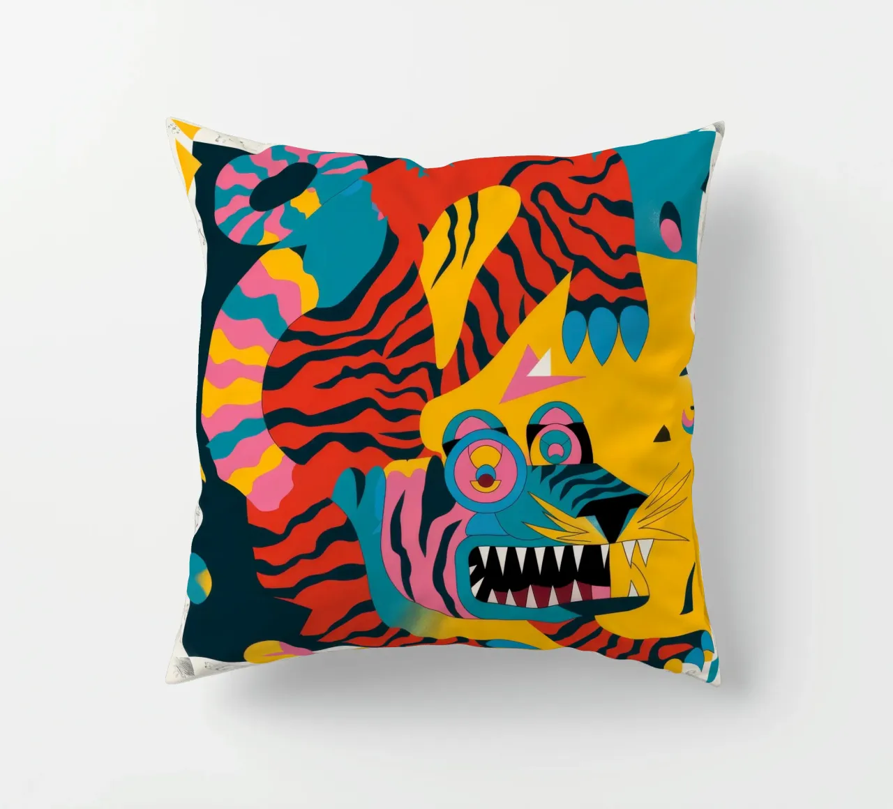 Fierce Creature decorative cushion by Monarco Virtuoso