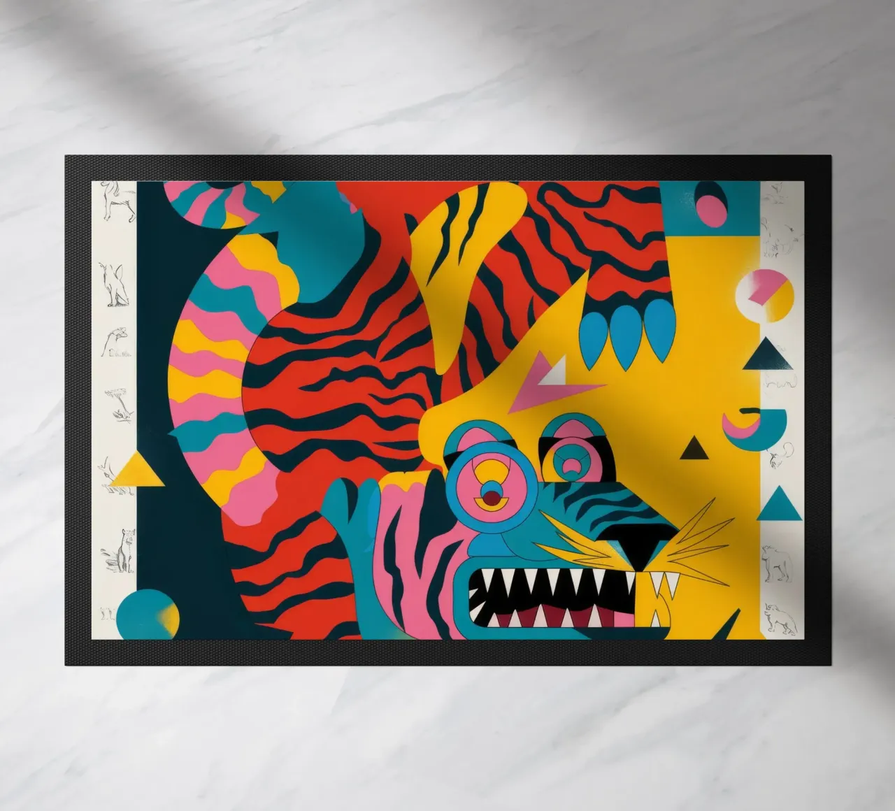 Fierce Creature doormat by Monarco Virtuoso