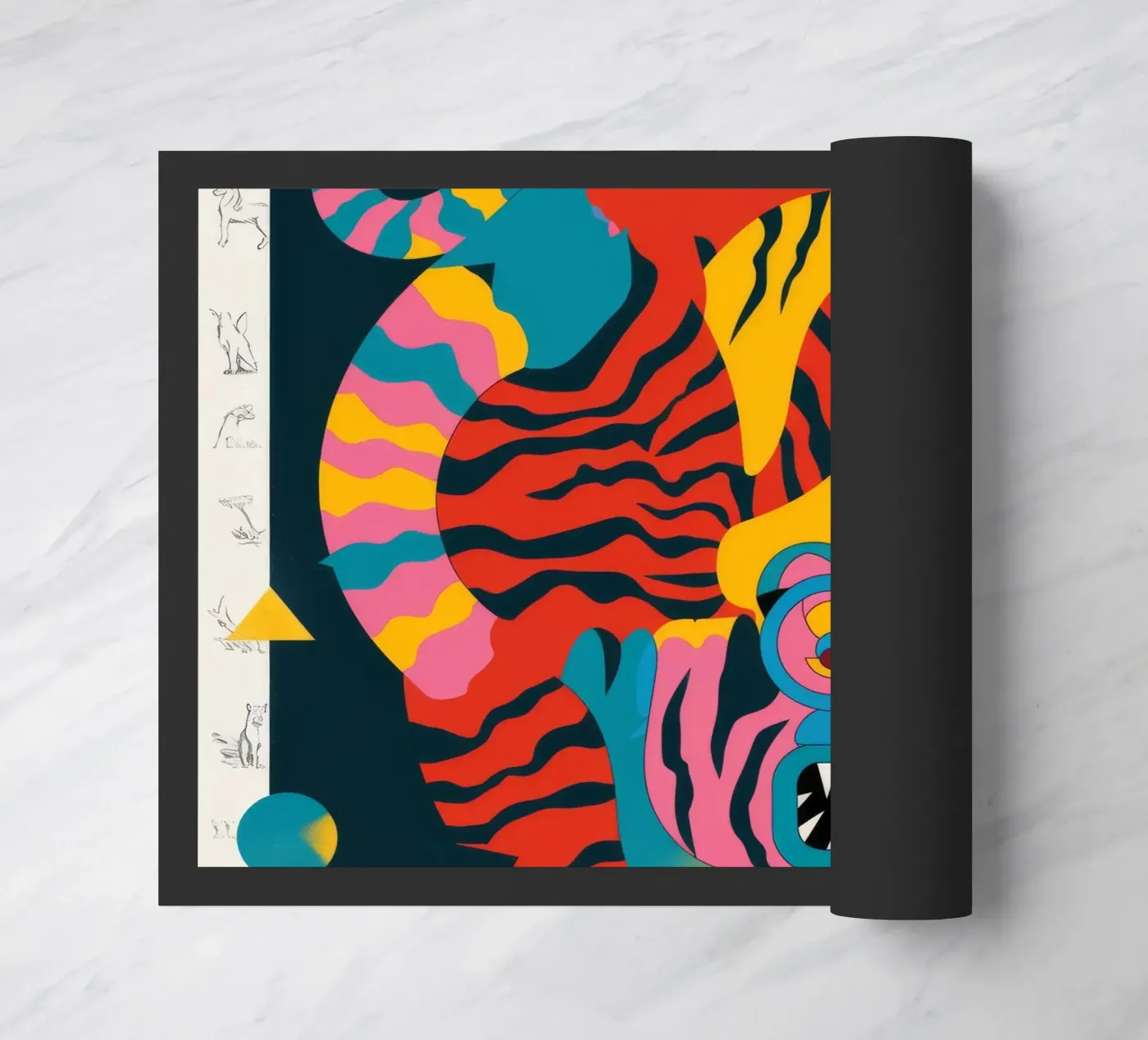 Fierce Creature doormat by Monarco Virtuoso