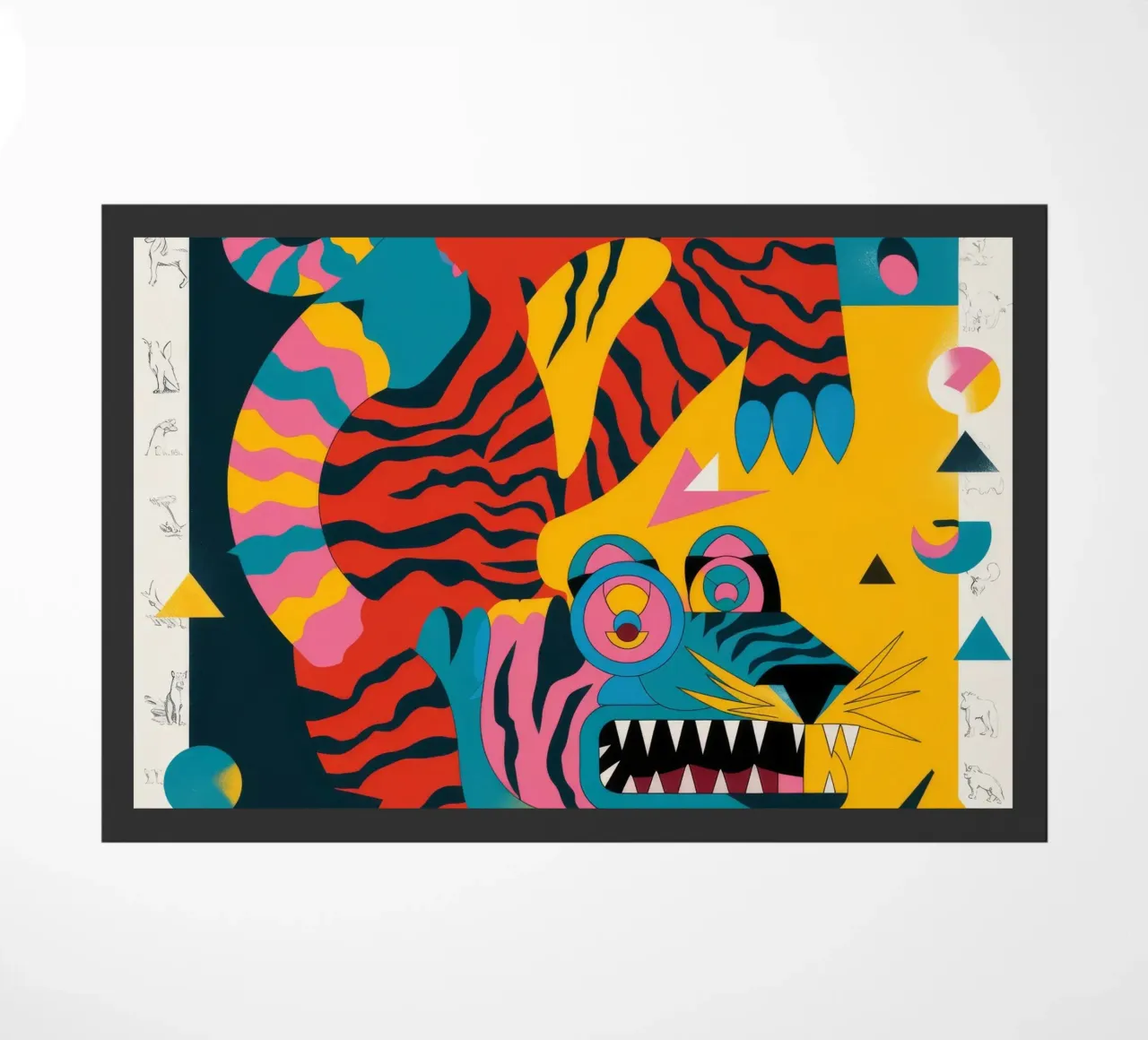 Fierce Creature doormat by Monarco Virtuoso