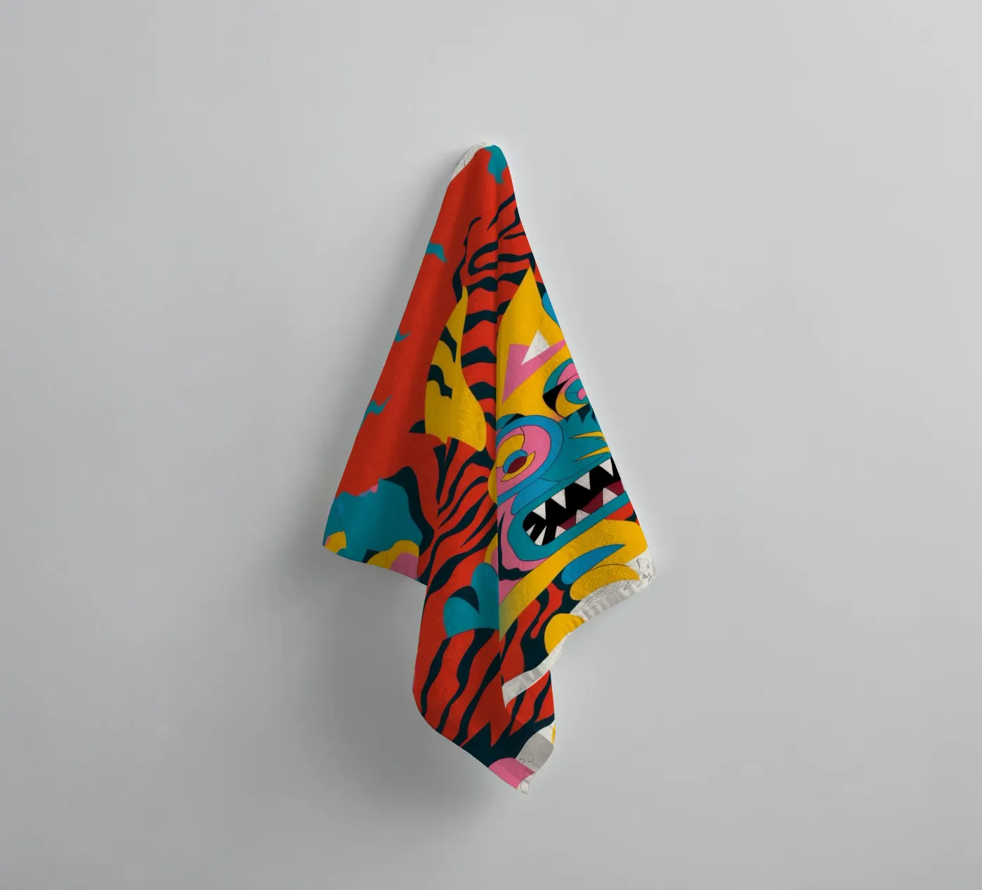 Fierce Creature towel by Monarco Virtuoso