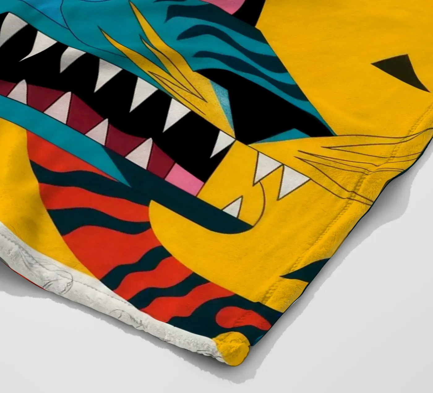 Fierce Creature fleece blanket by Monarco Virtuoso