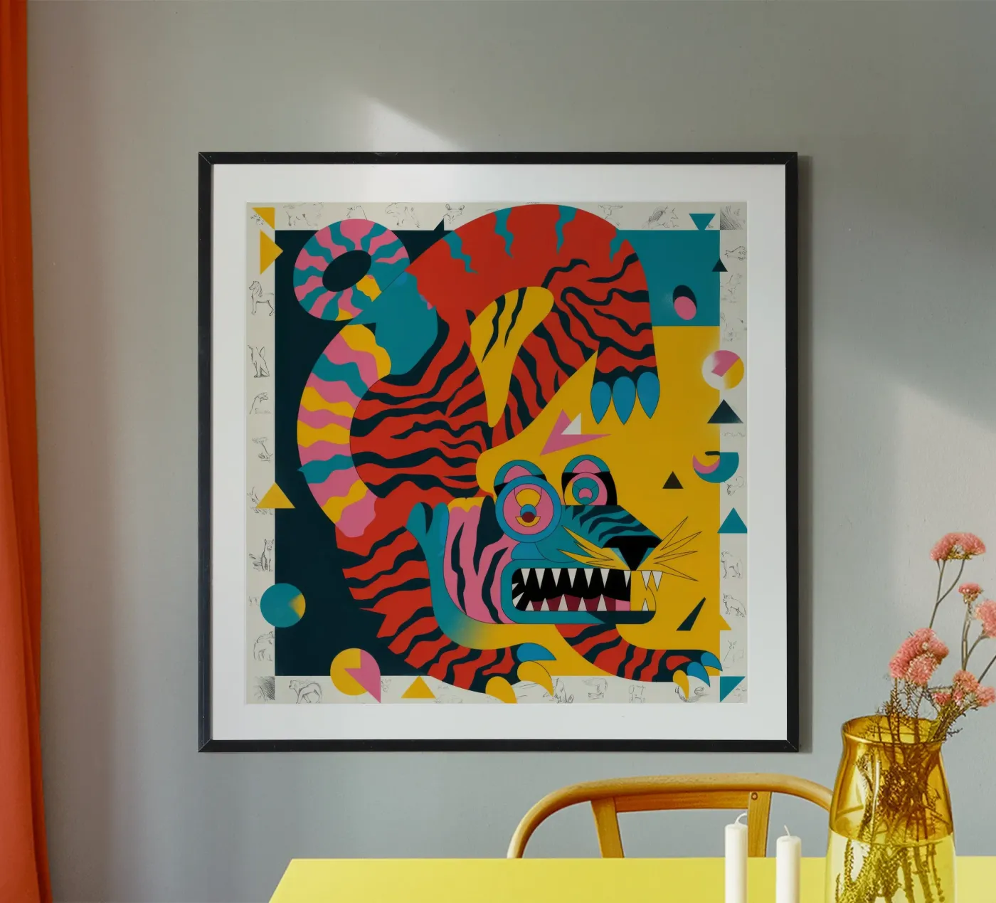 Fierce Creature poster van Monarco Virtuoso