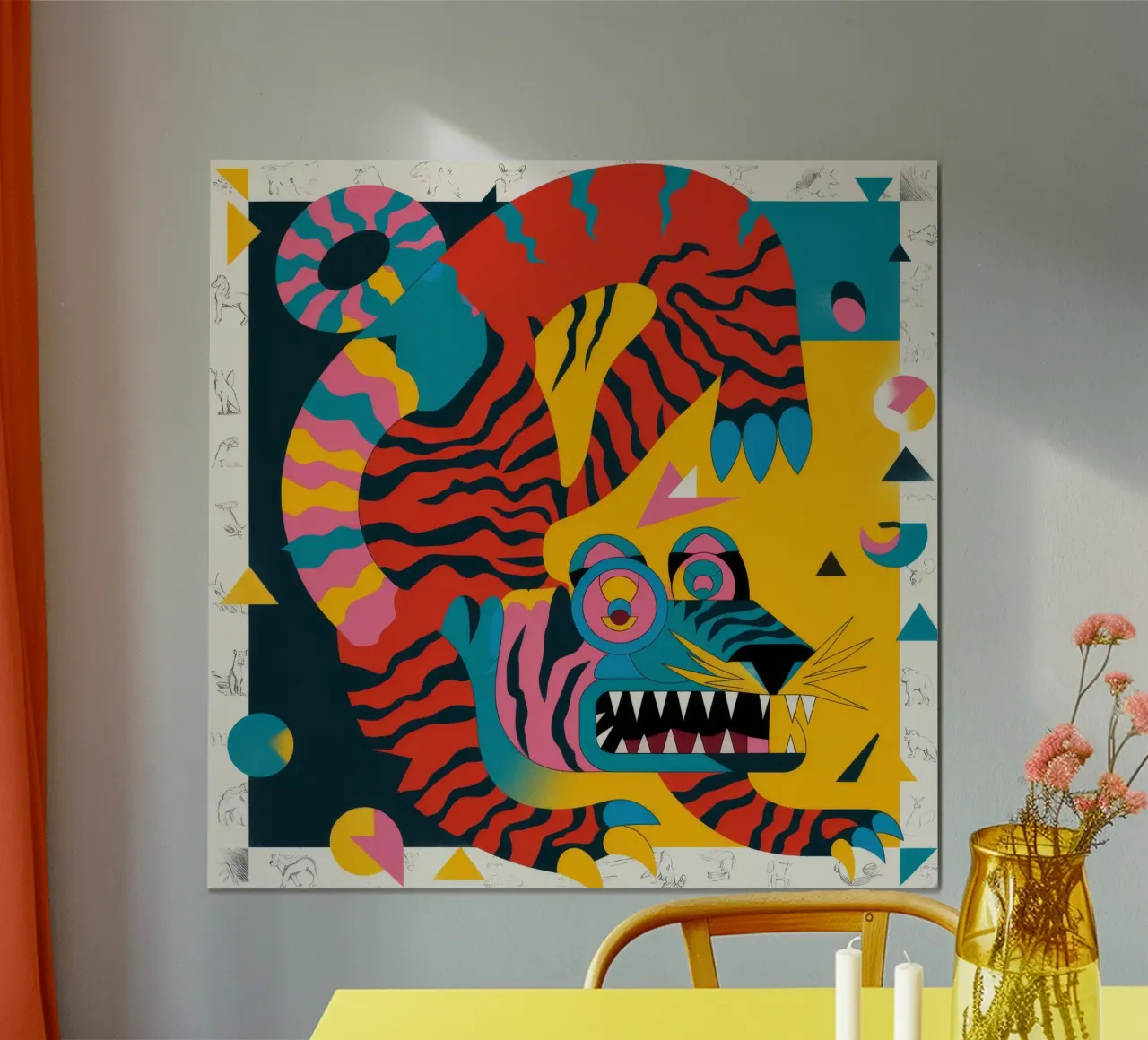 Fierce Creature poster by Monarco Virtuoso
