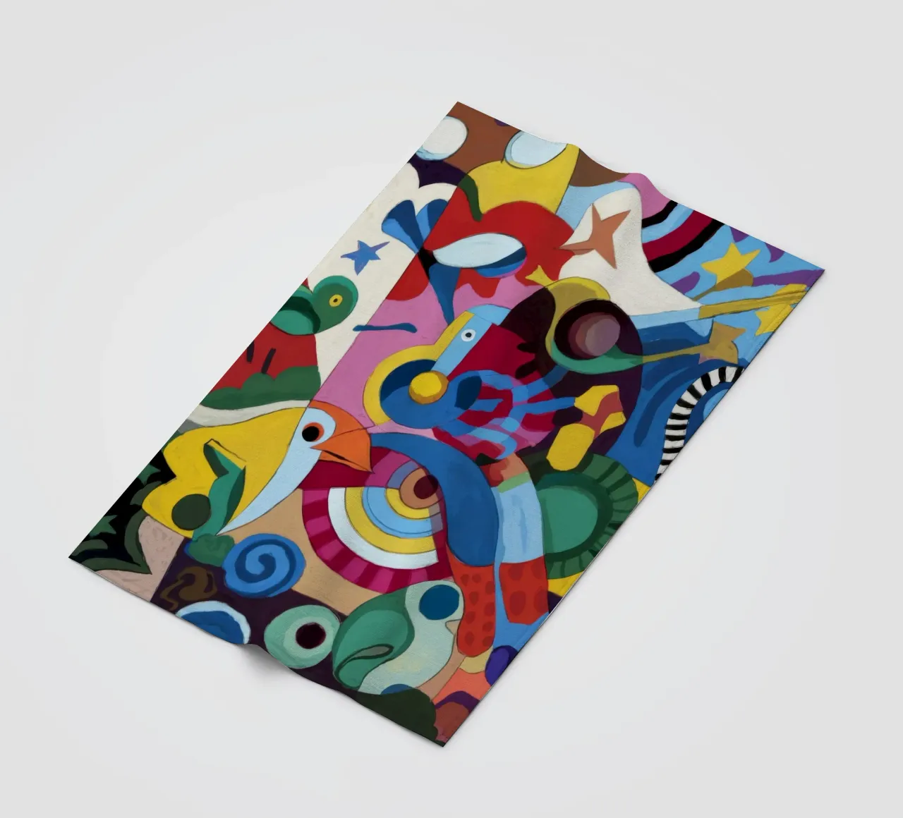 Dynamic Shapes fleece blanket by Monarco Virtuoso