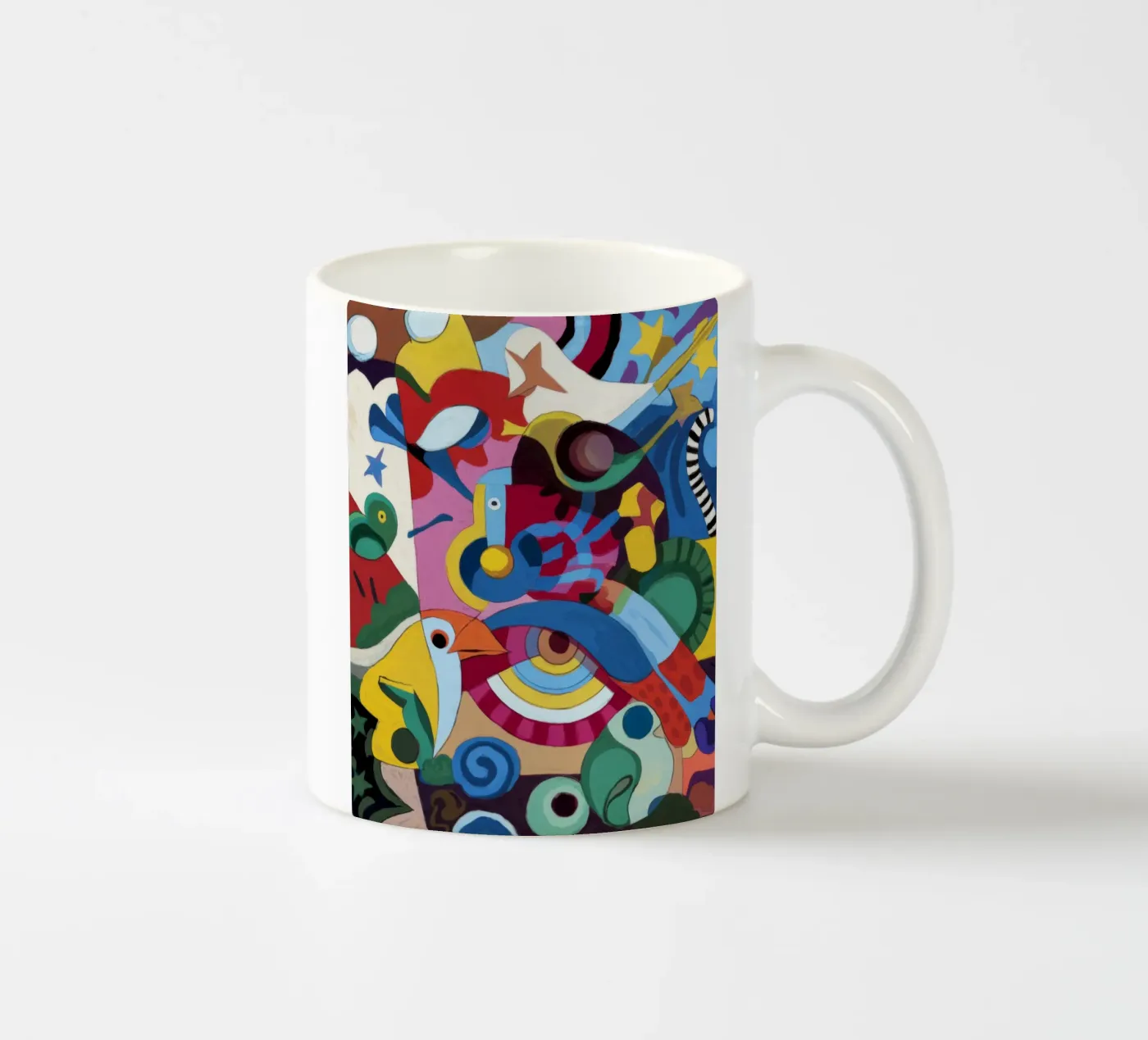 Dynamic Shapes ceramic mug by Monarco Virtuoso