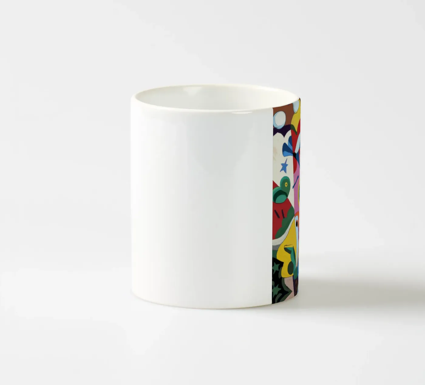 Dynamic Shapes ceramic mug by Monarco Virtuoso