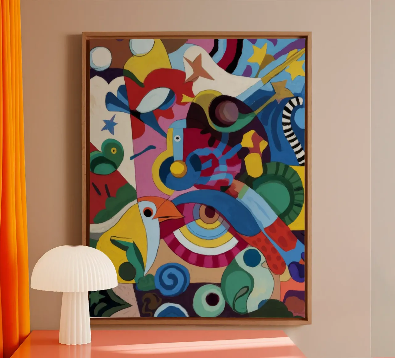 Formes dynamiques toile de Monarco Virtuoso