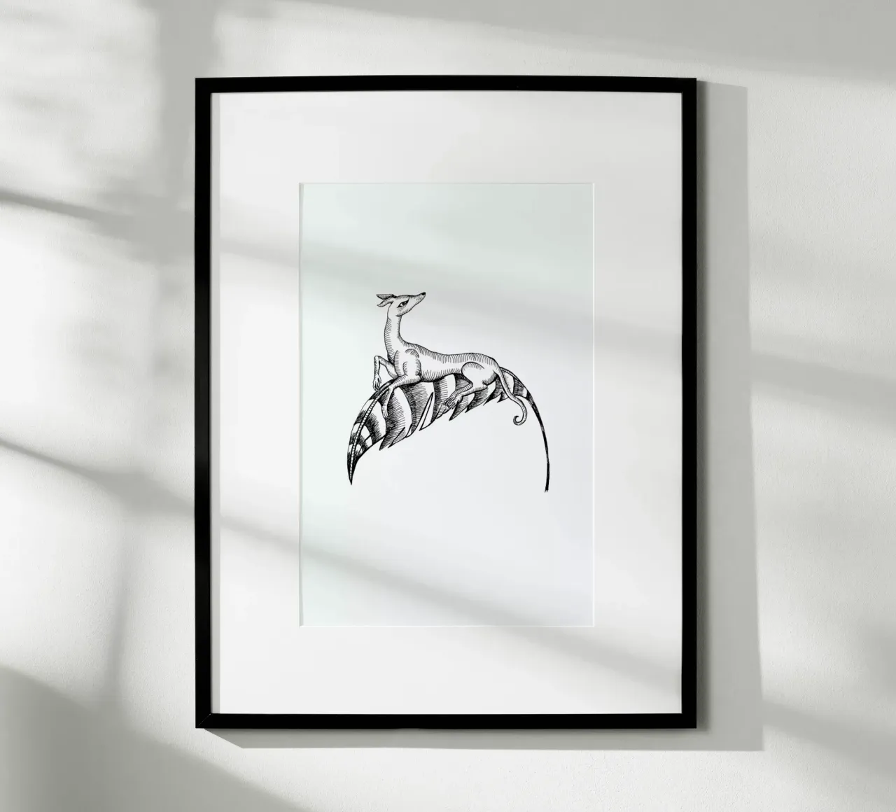 Fly Dog White poster da Daniela Roessler