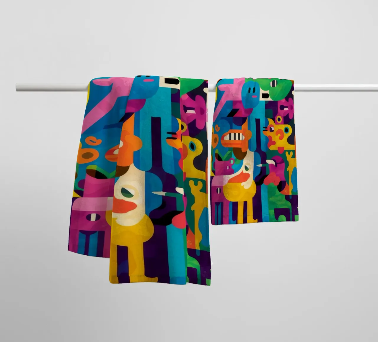 Playful Patterns towel by Monarco Virtuoso