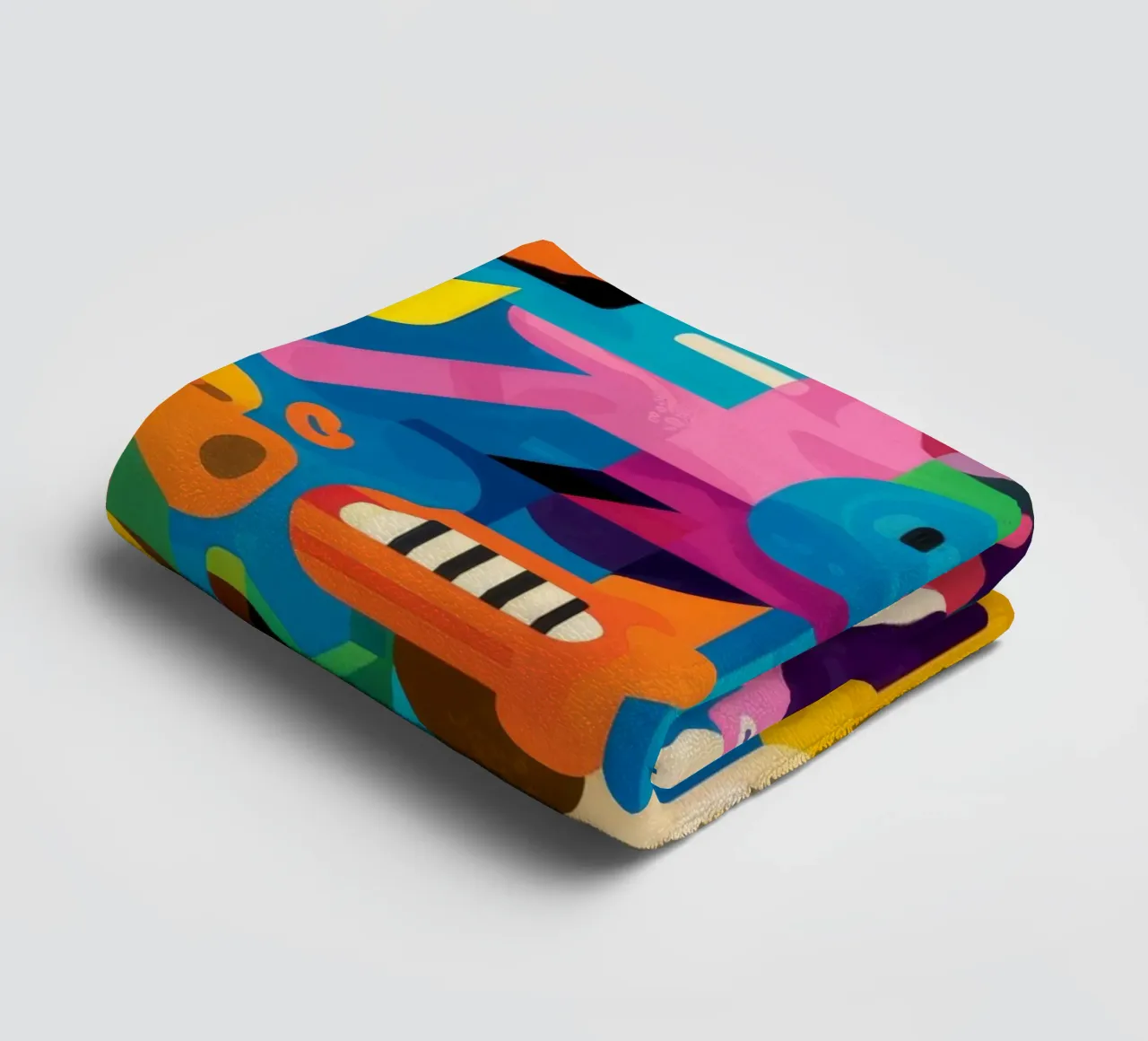Playful Patterns towel by Monarco Virtuoso