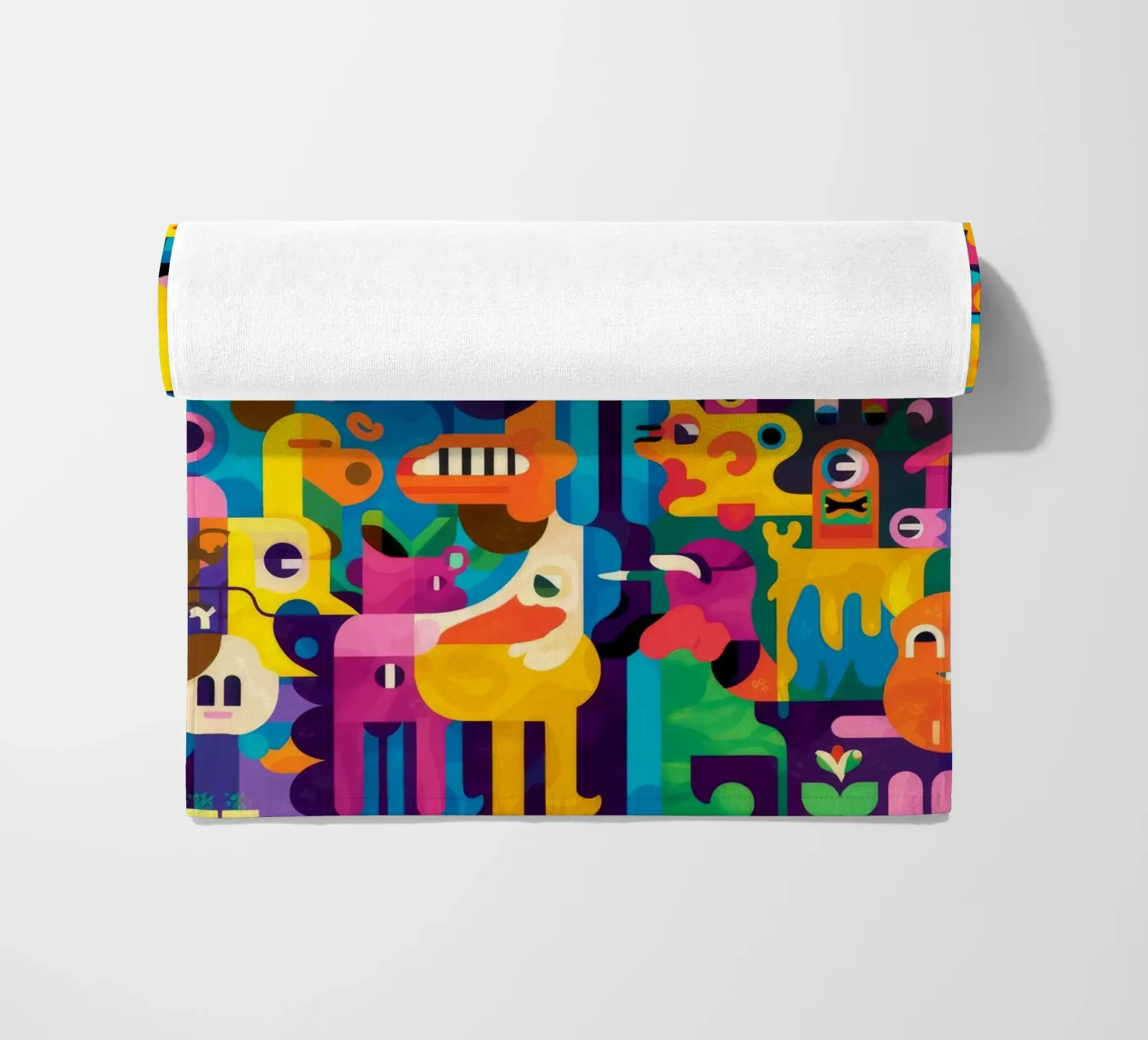 Playful Patterns beach towel by Monarco Virtuoso
