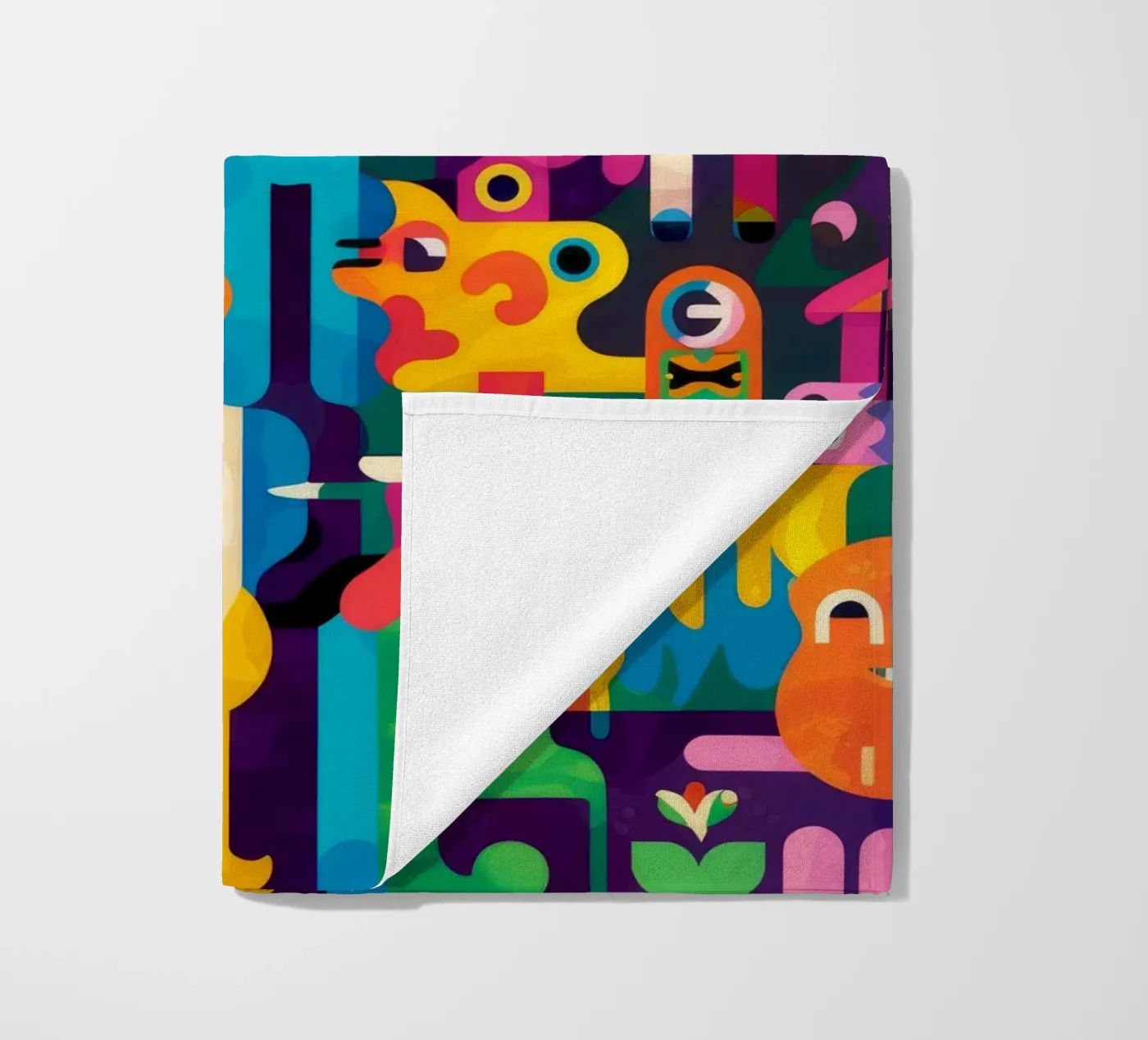 Playful Patterns beach towel by Monarco Virtuoso
