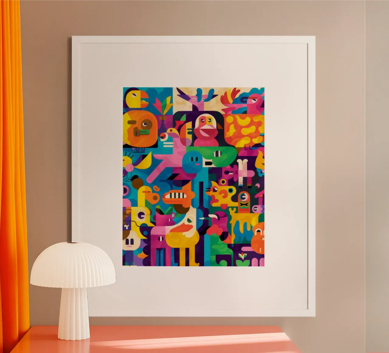 Playful Patterns poster by Monarco Virtuoso