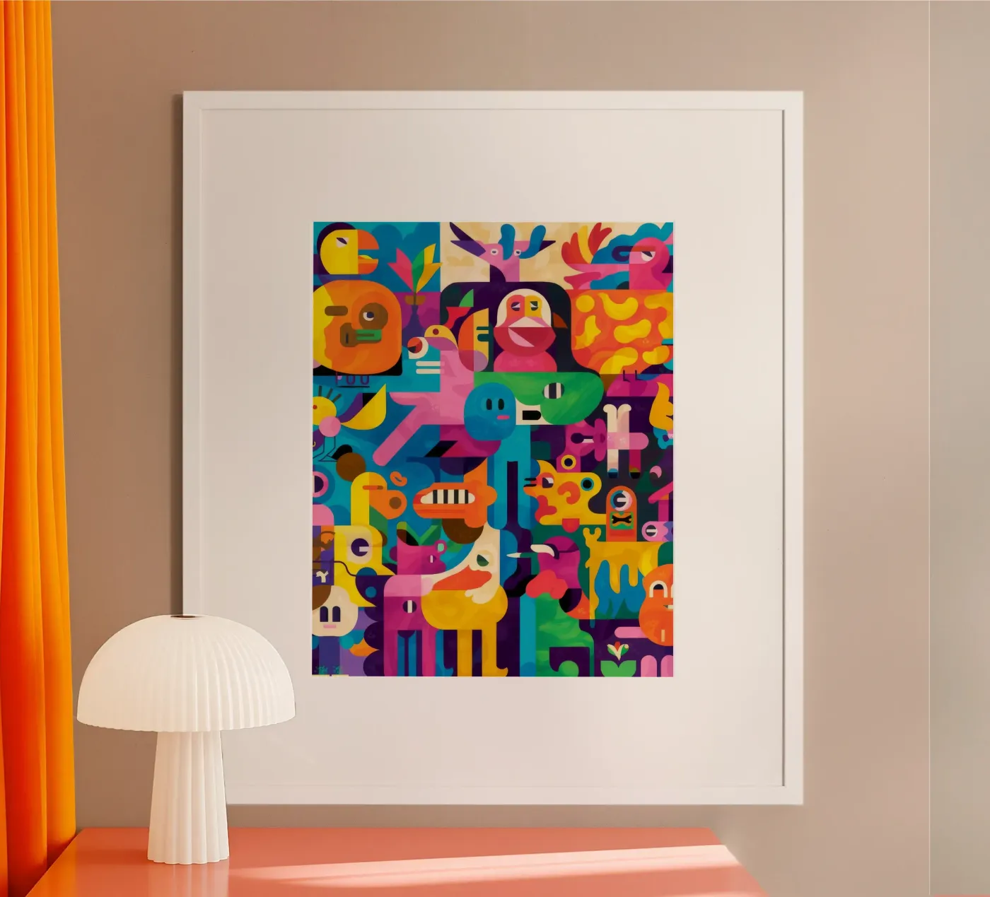 Playful Patterns poster by Monarco Virtuoso