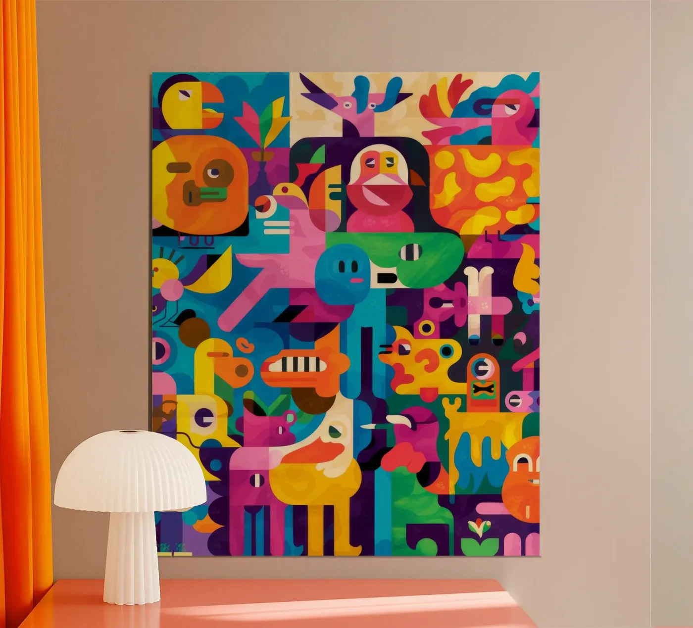Playful Patterns poster by Monarco Virtuoso
