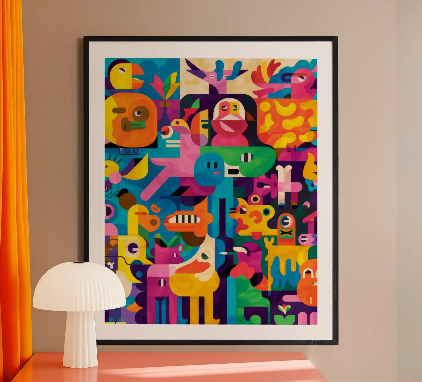 Playful Patterns poster by Monarco Virtuoso