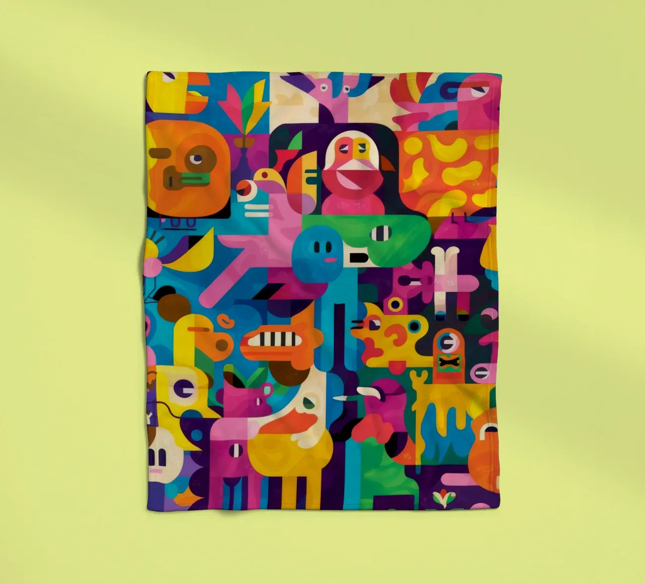 Verspielte Patterns Fleecedecke von Monarco Virtuoso