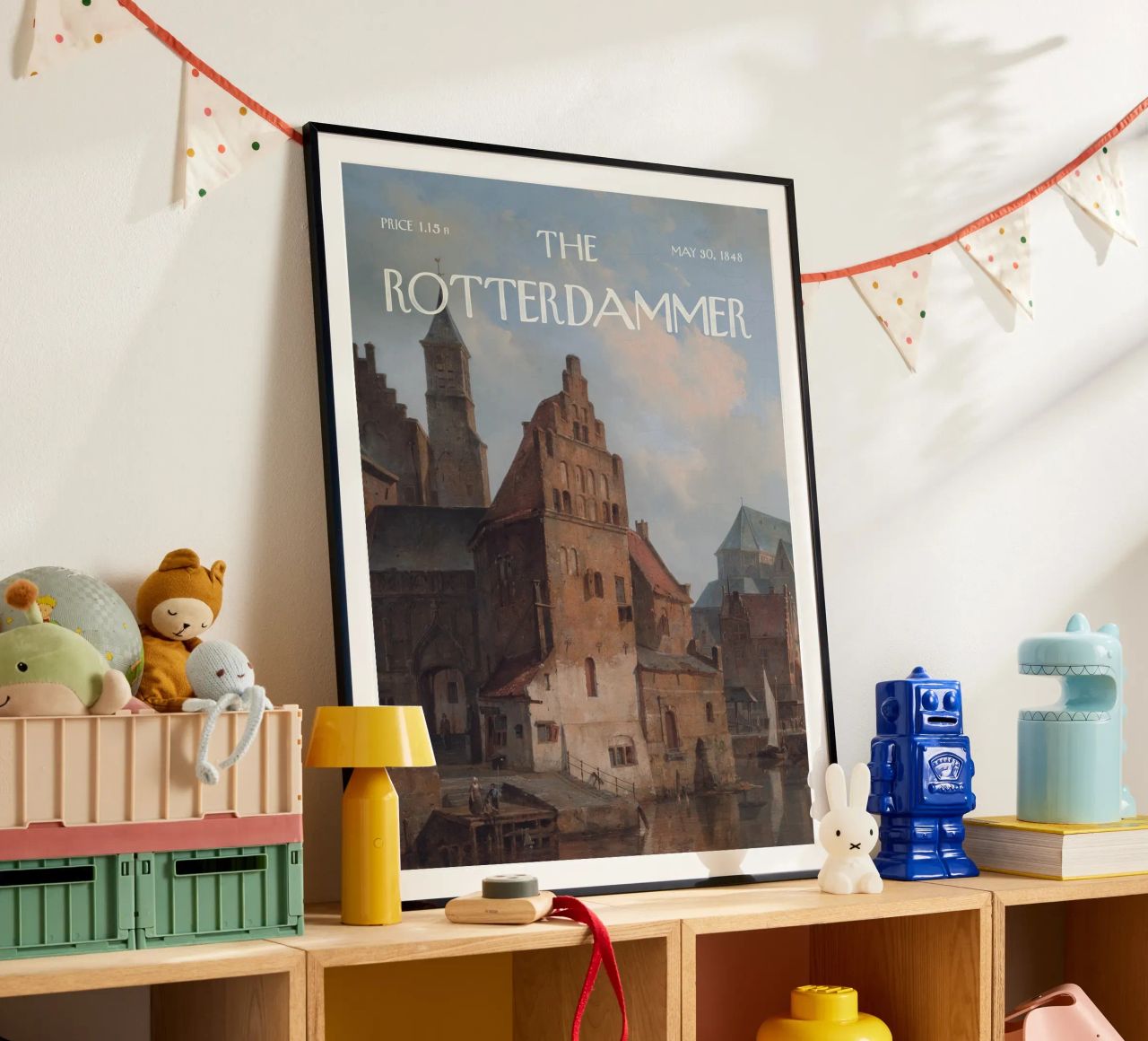 Couverture de The Rotterdammer Vintage Magazine poster de Vintagrafica