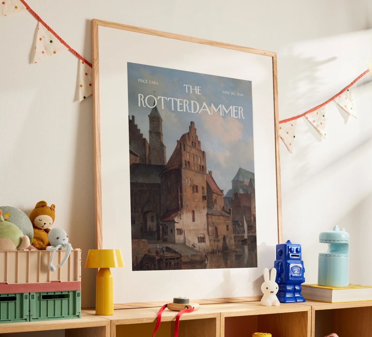 Couverture de The Rotterdammer Vintage Magazine poster de Vintagrafica