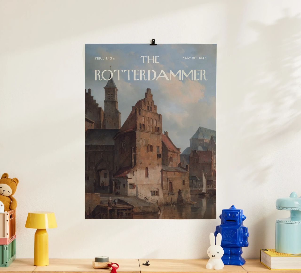 Couverture de The Rotterdammer Vintage Magazine poster de Vintagrafica