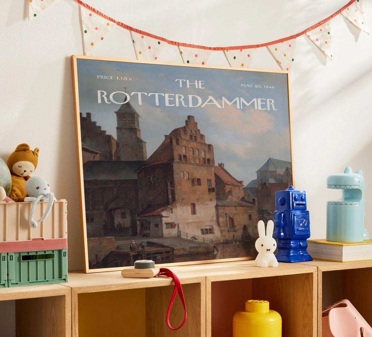 Couverture de The Rotterdammer Vintage Magazine poster de Vintagrafica