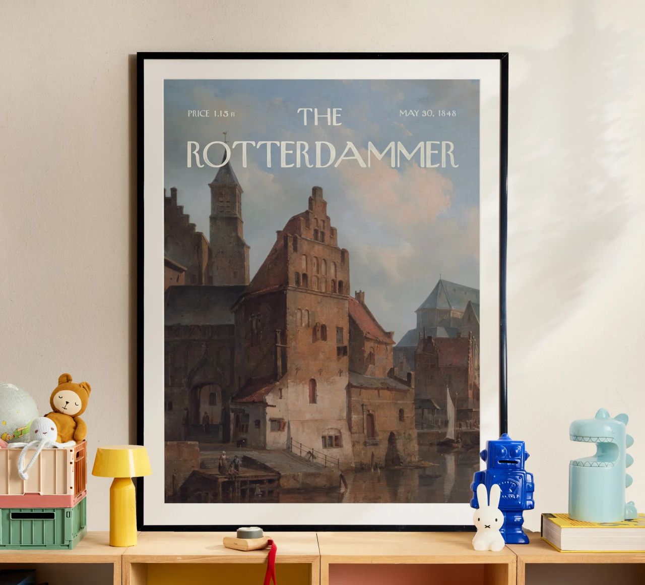 Couverture de The Rotterdammer Vintage Magazine poster de Vintagrafica