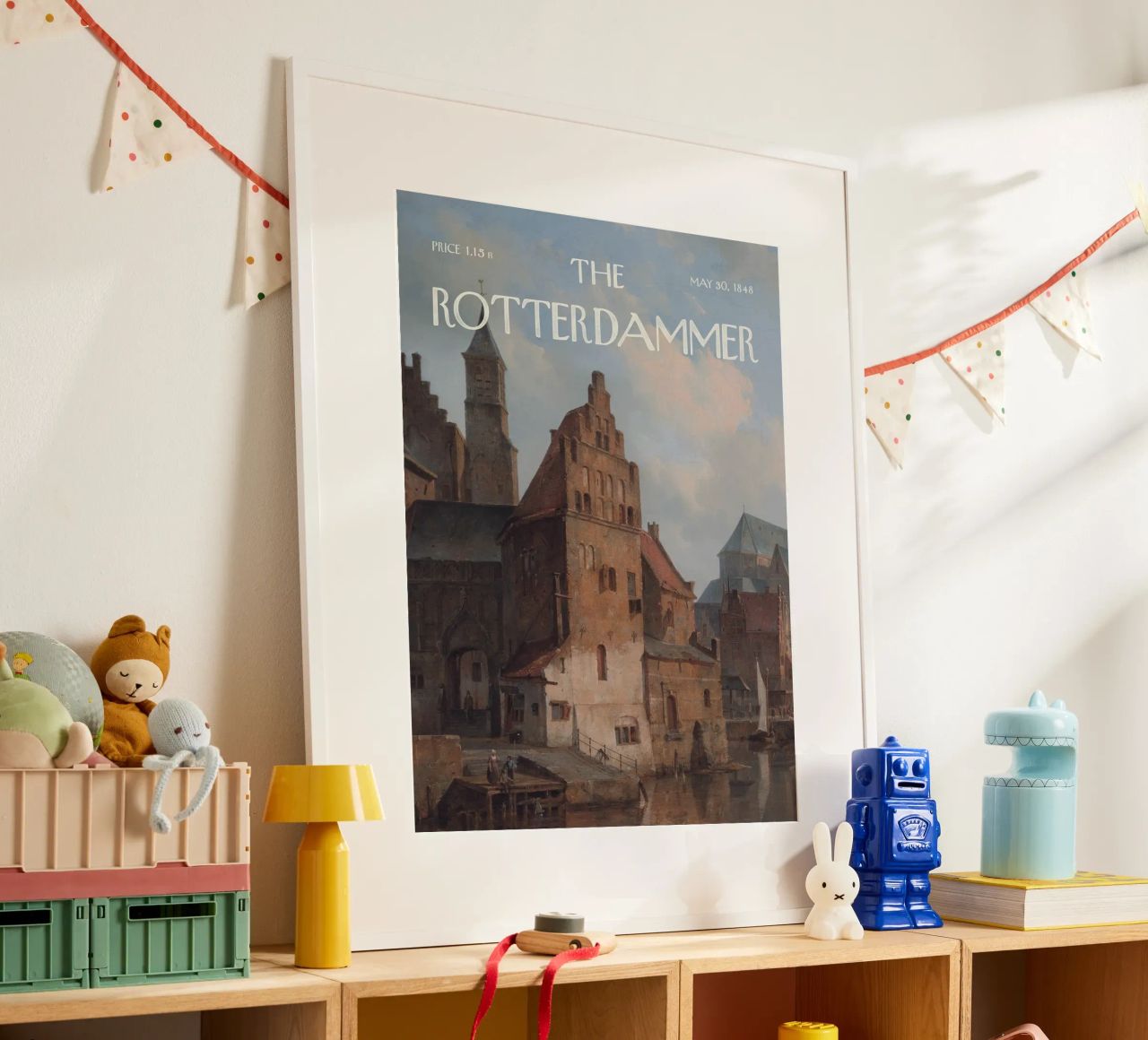 Couverture de The Rotterdammer Vintage Magazine poster de Vintagrafica