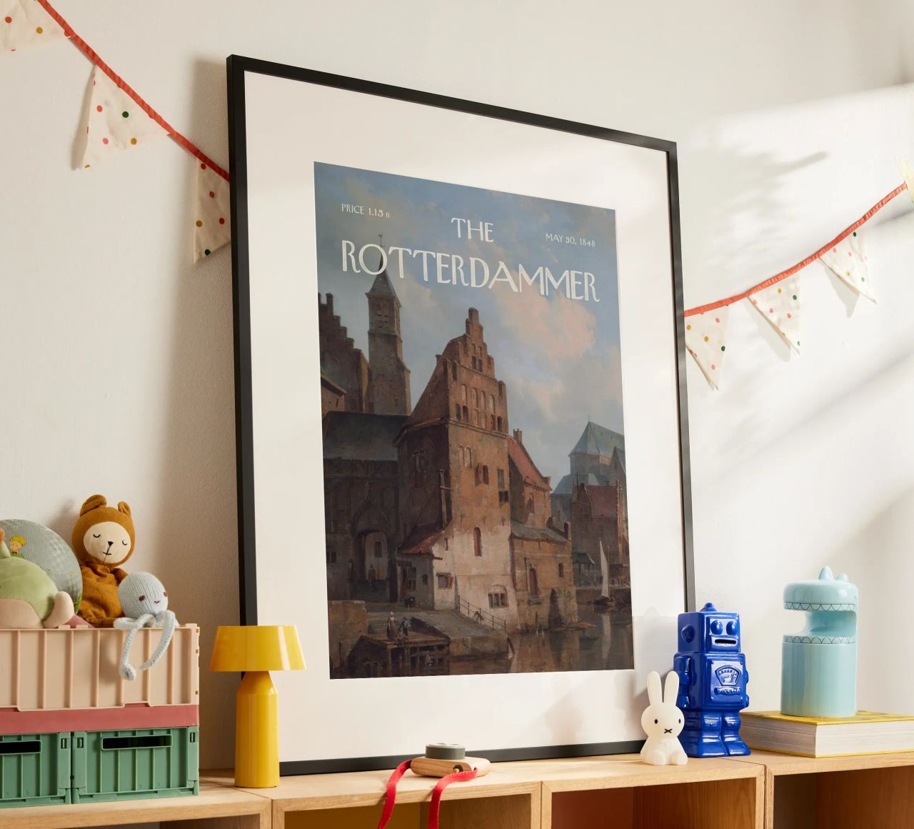 Couverture de The Rotterdammer Vintage Magazine poster de Vintagrafica