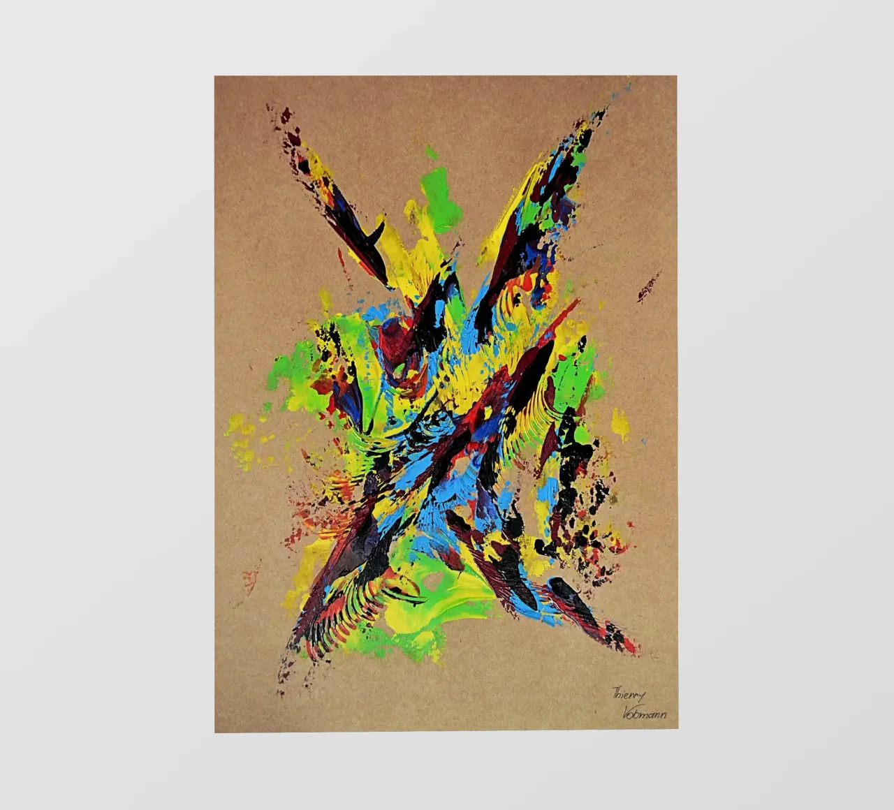NATURAL STYLE 33 pellicola backlit da Thierry Vobmann Abstract painting